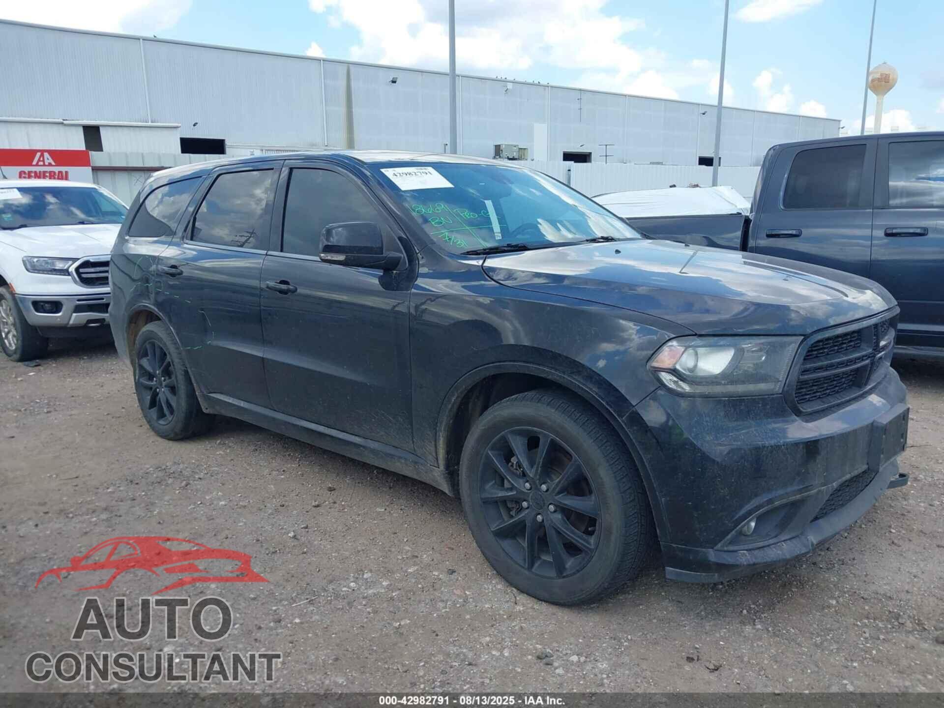 DODGE DURANGO 2017 - 1C4SDHCT9HC869899