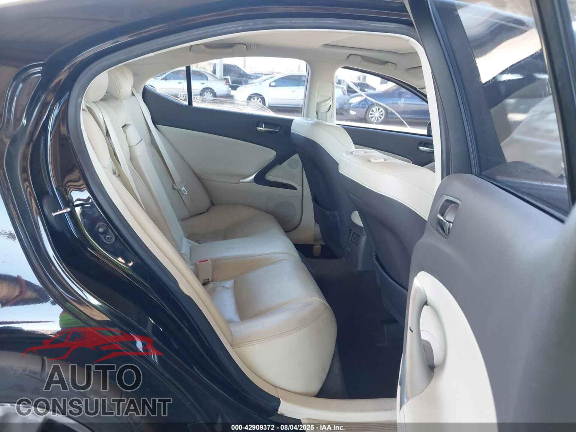 LEXUS IS 250 2011 - JTHBF5C28B5153862