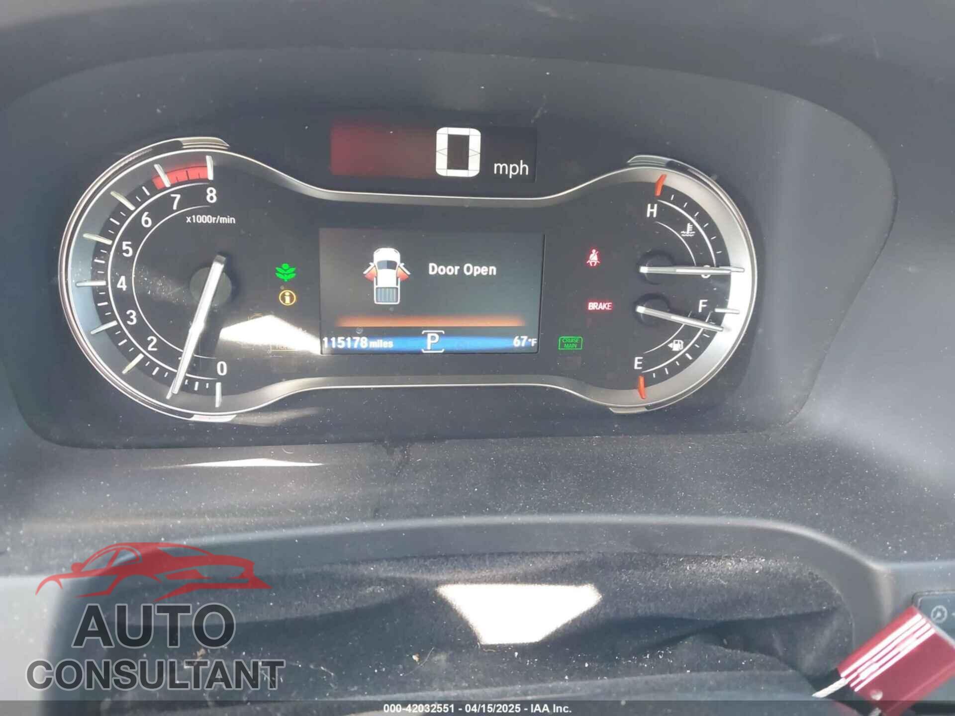 HONDA RIDGELINE 2017 - 5FPYK2F55HB002455