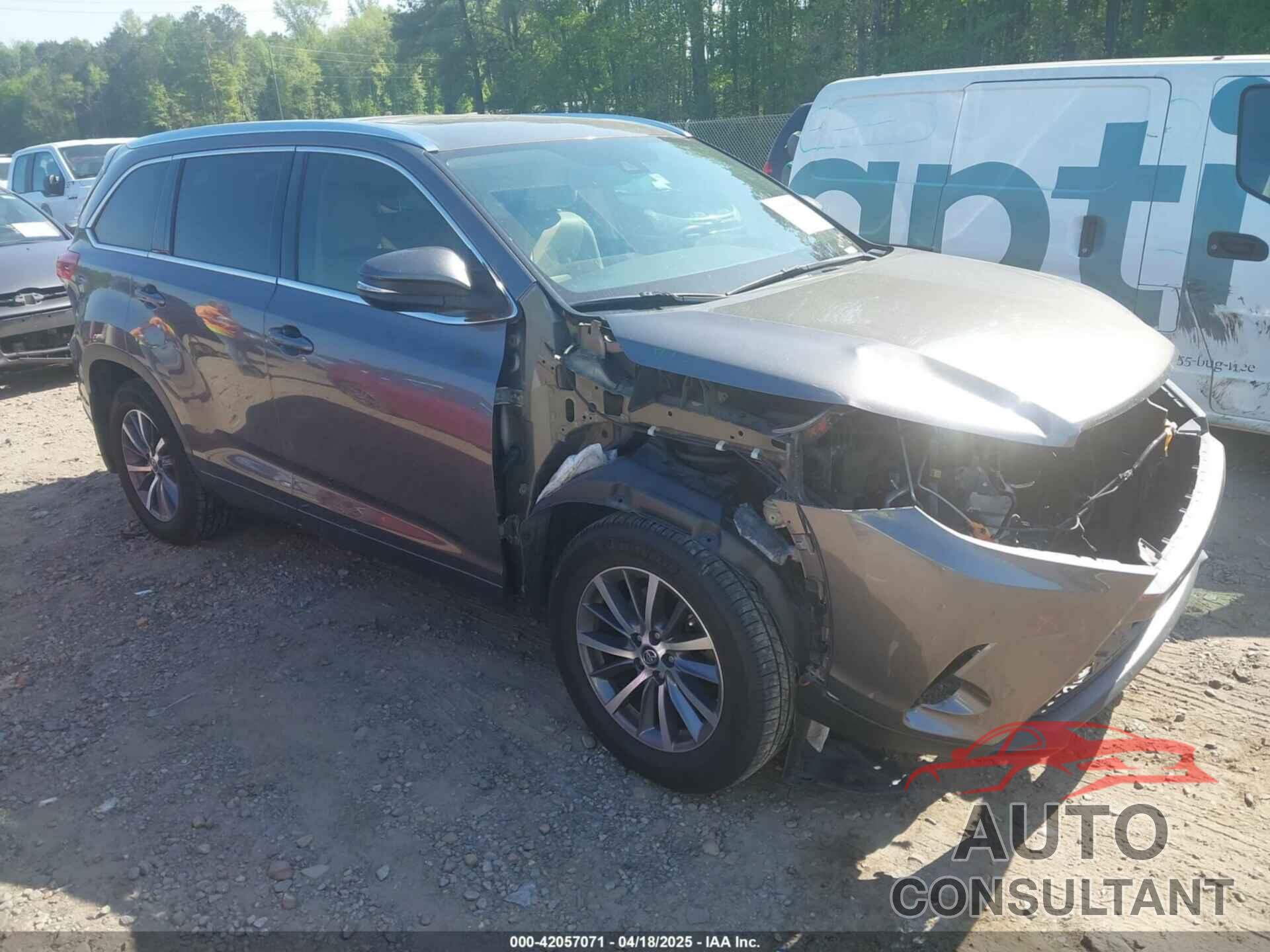 TOYOTA HIGHLANDER 2017 - 5TDKZRFHXHS523583