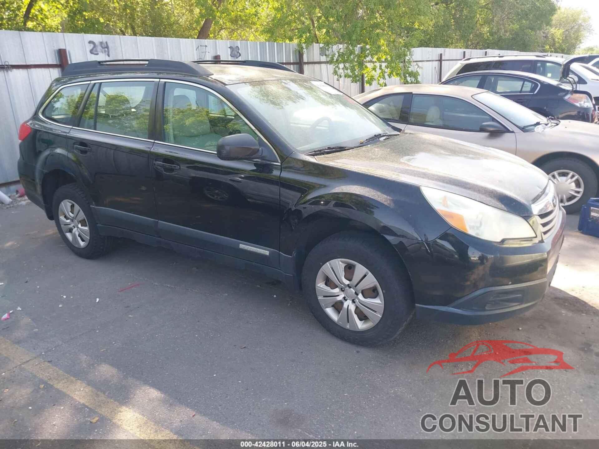 SUBARU OUTBACK 2012 - 4S4BRBAC1C3215372