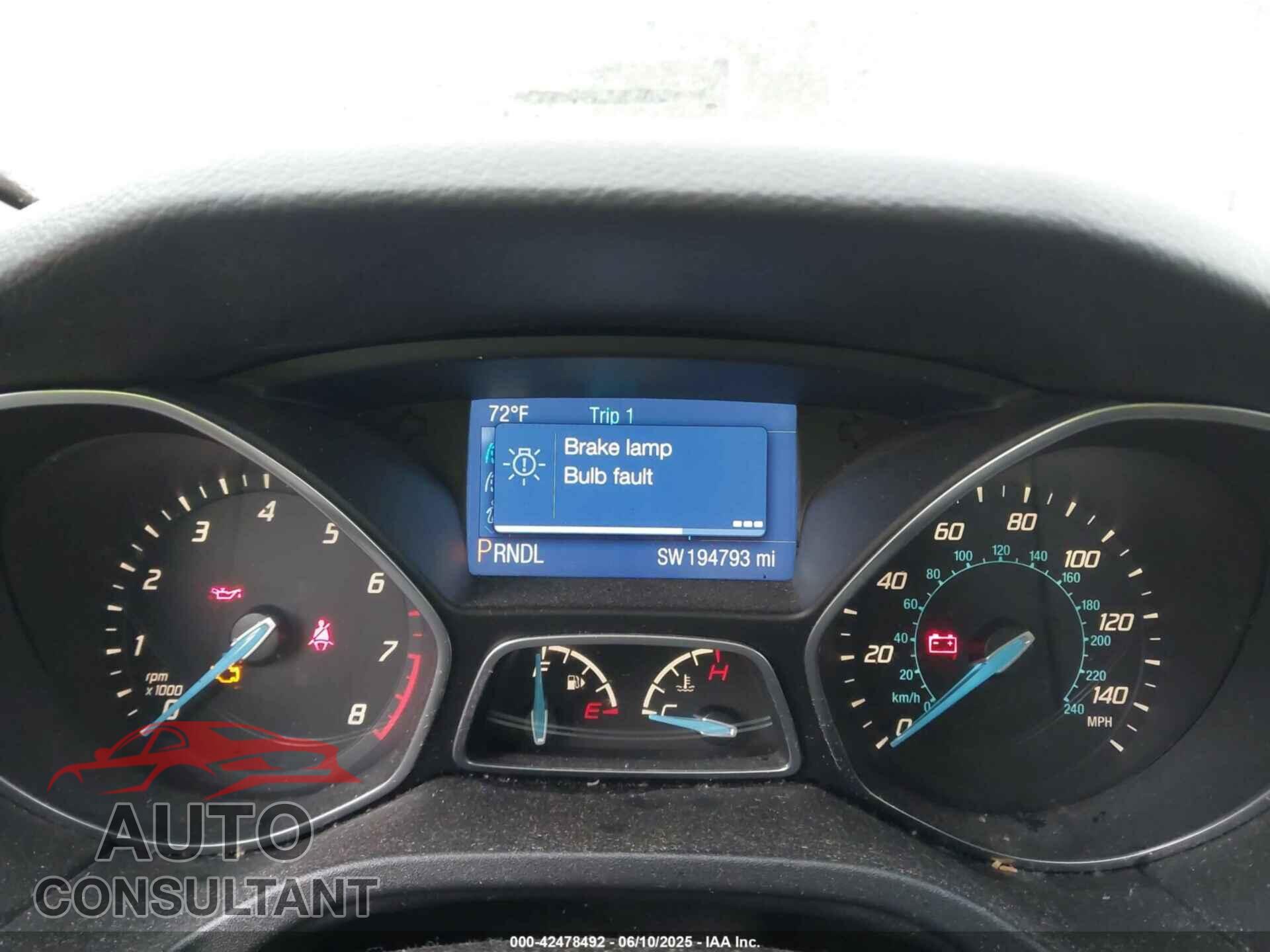 FORD FOCUS 2014 - 1FADP3F25EL277813