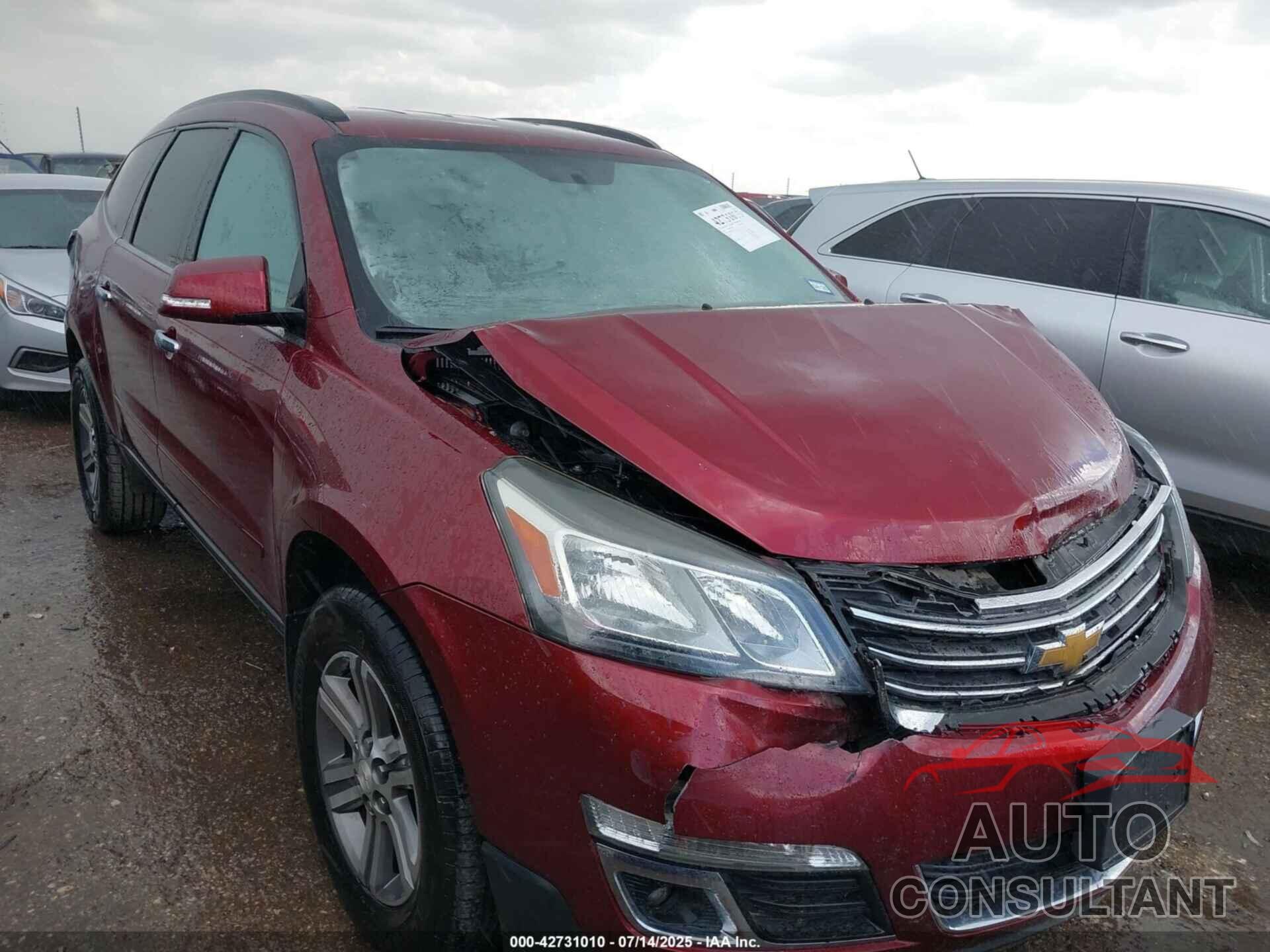 CHEVROLET TRAVERSE 2016 - 1GNKRHKD3GJ221746