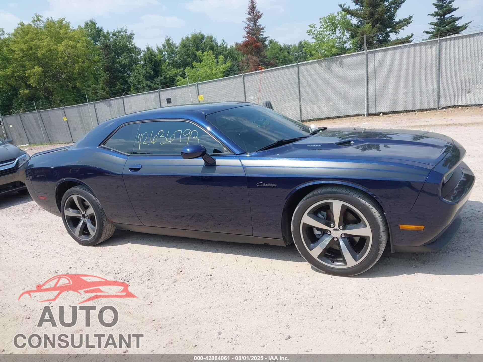 DODGE CHALLENGER 2013 - 2C3CDYBT0DH687025