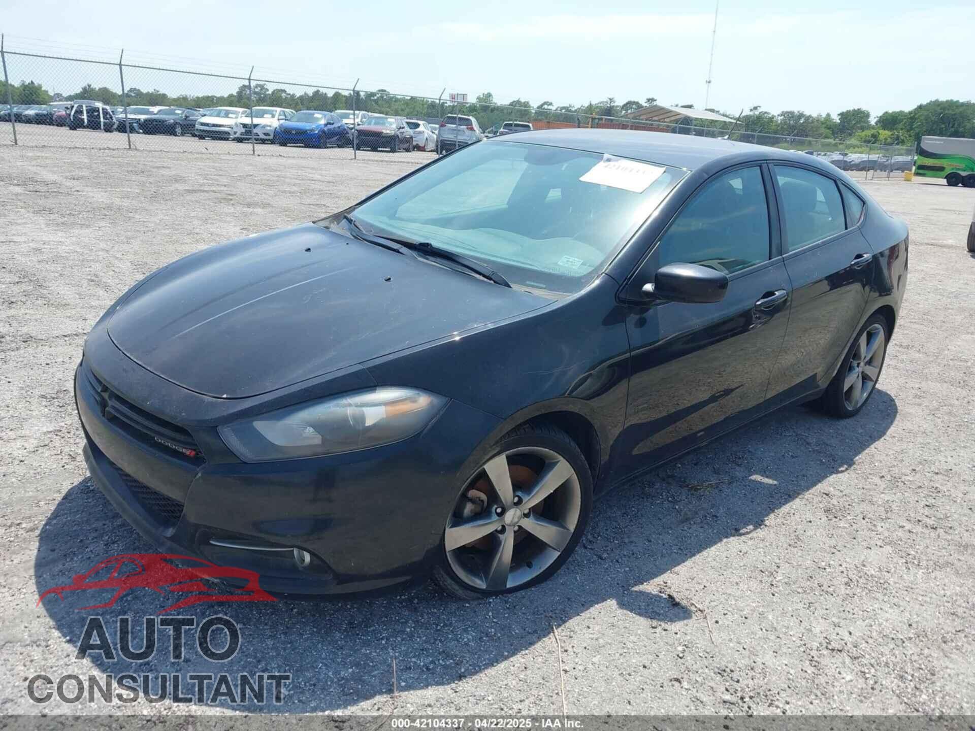 DODGE DART 2013 - 1C3CDFBA7DD320543