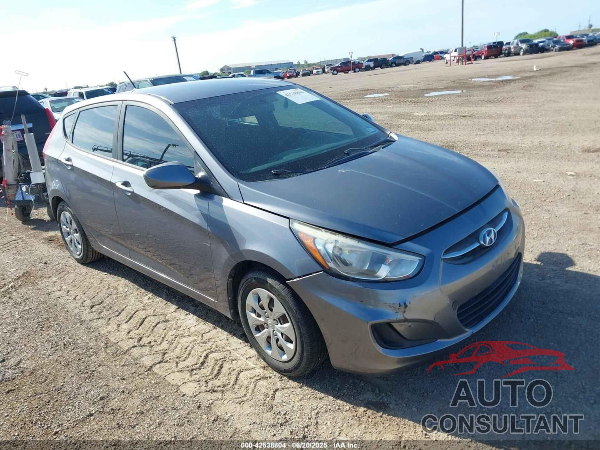 HYUNDAI ACCENT 2017 - KMHCT5AE1HU329253
