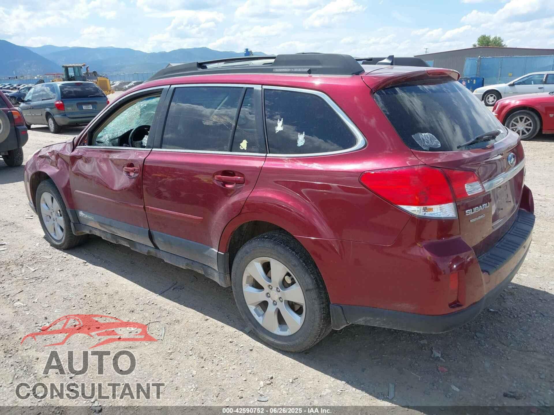 SUBARU OUTBACK 2011 - 4S4BRBLC8B3385434
