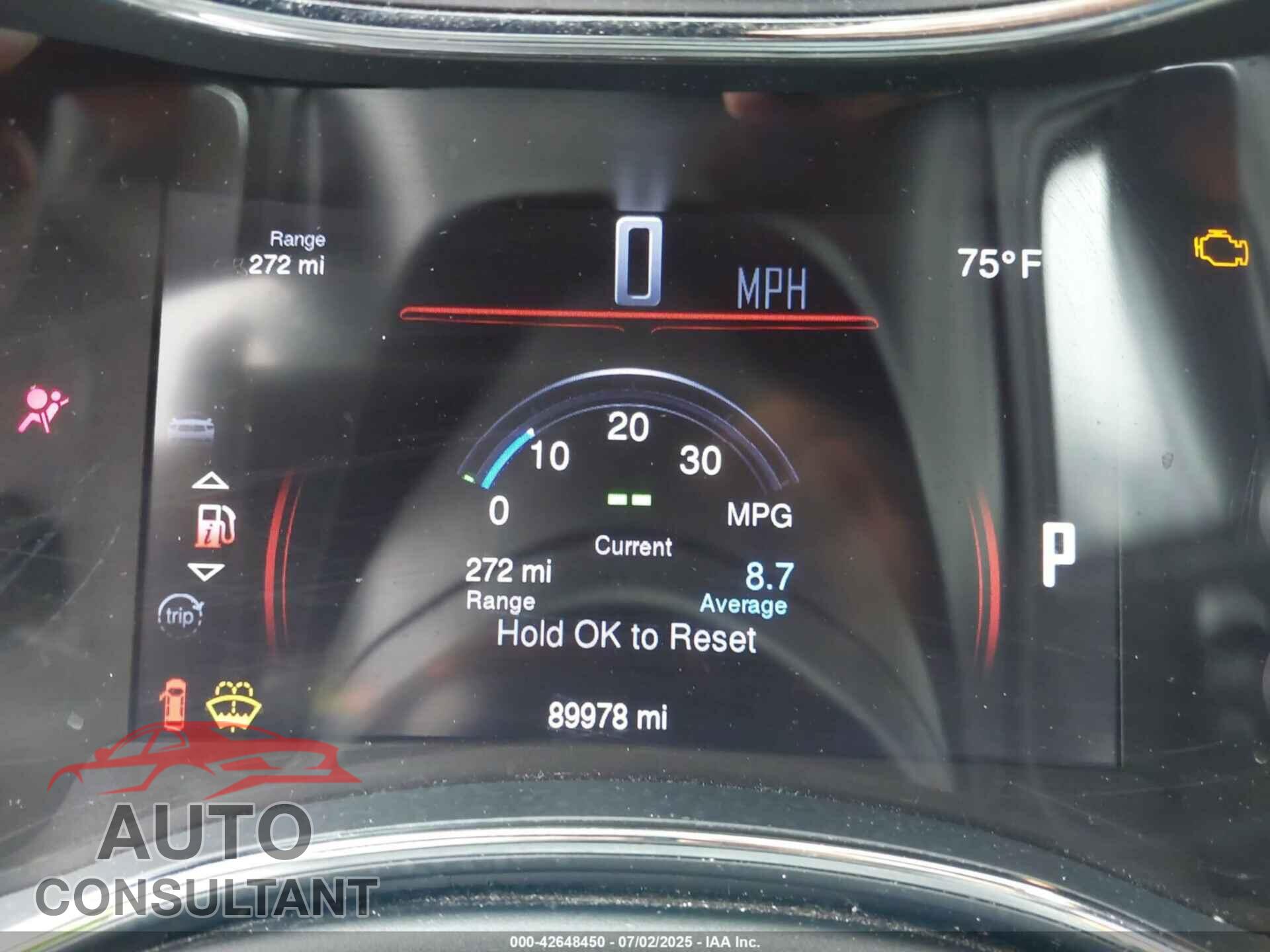 DODGE DURANGO 2015 - 1C4RDHAG4FC829876