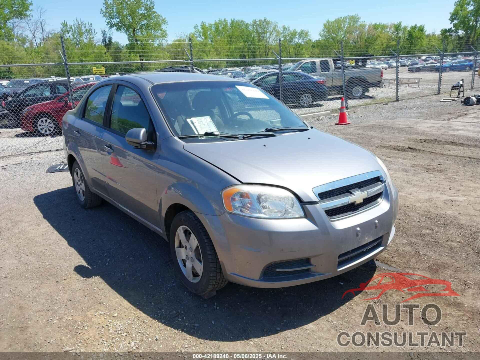 CHEVROLET AVEO 2011 - KL1TD5DE2BB166314