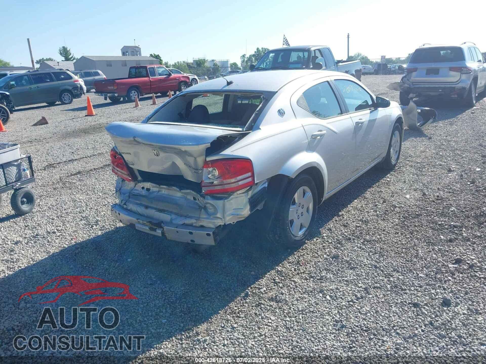 DODGE AVENGER 2010 - 1B3CC4FB6AN161608