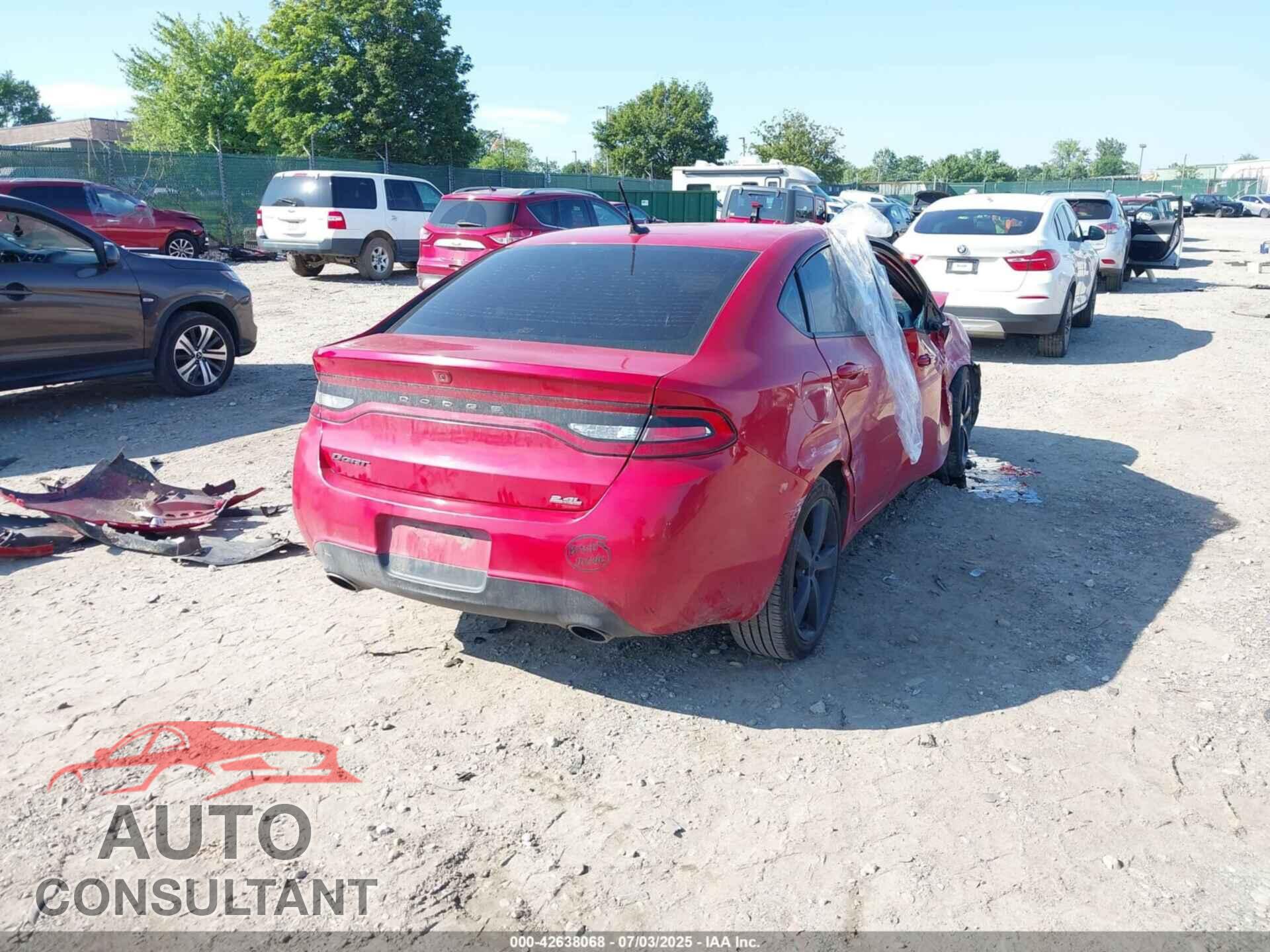 DODGE DART 2014 - 1C3CDFBB4ED866419