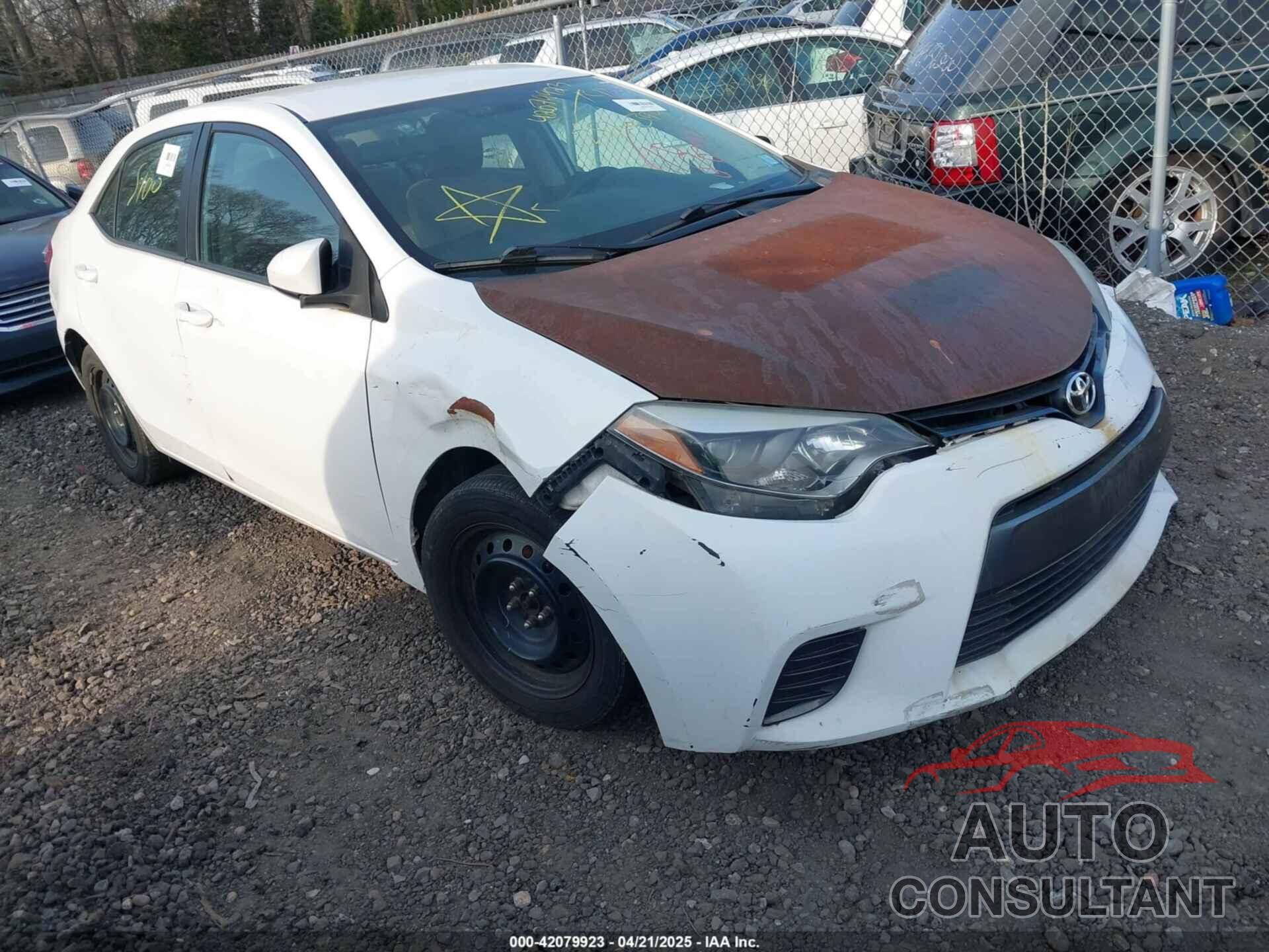 TOYOTA COROLLA 2015 - 2T1BURHE4FC401440