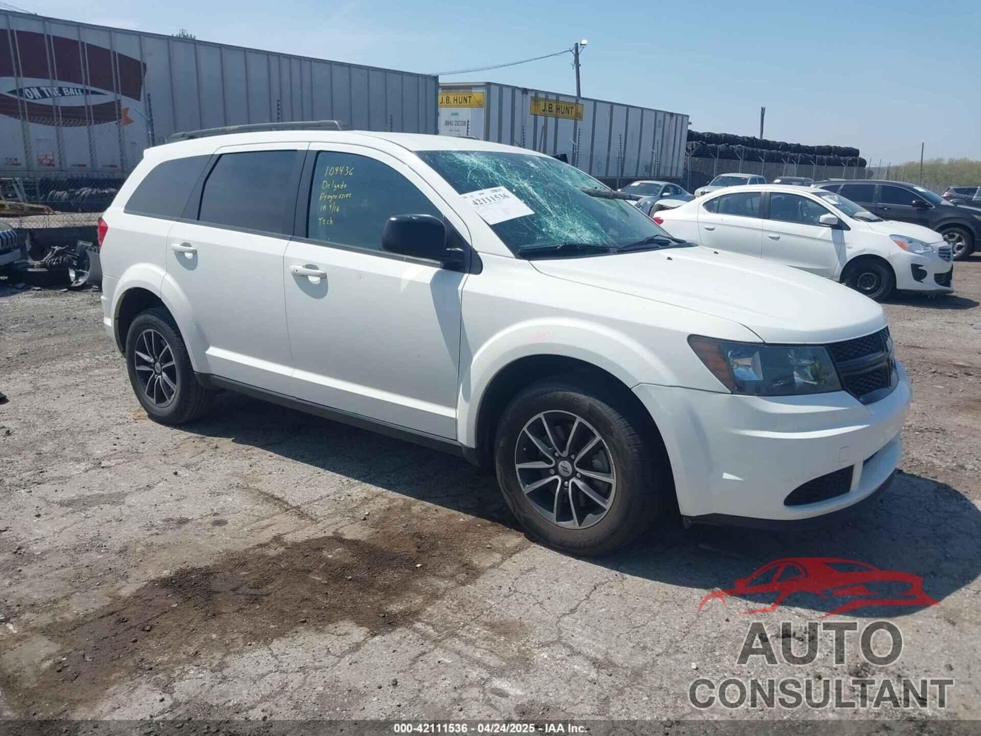DODGE JOURNEY 2018 - 3C4PDCAB0JT217282