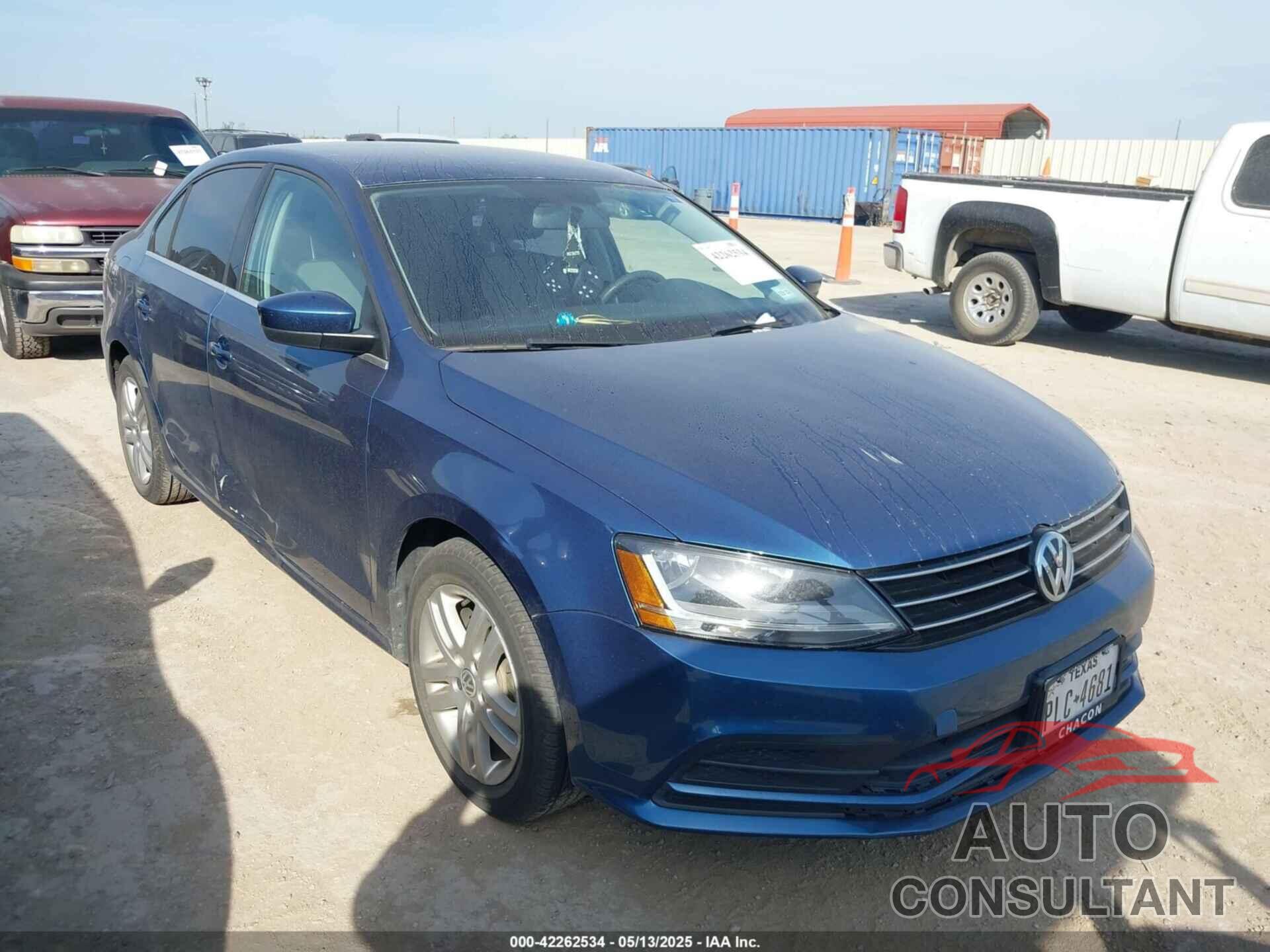 VOLKSWAGEN JETTA 2017 - 3VW2B7AJ0HM203298