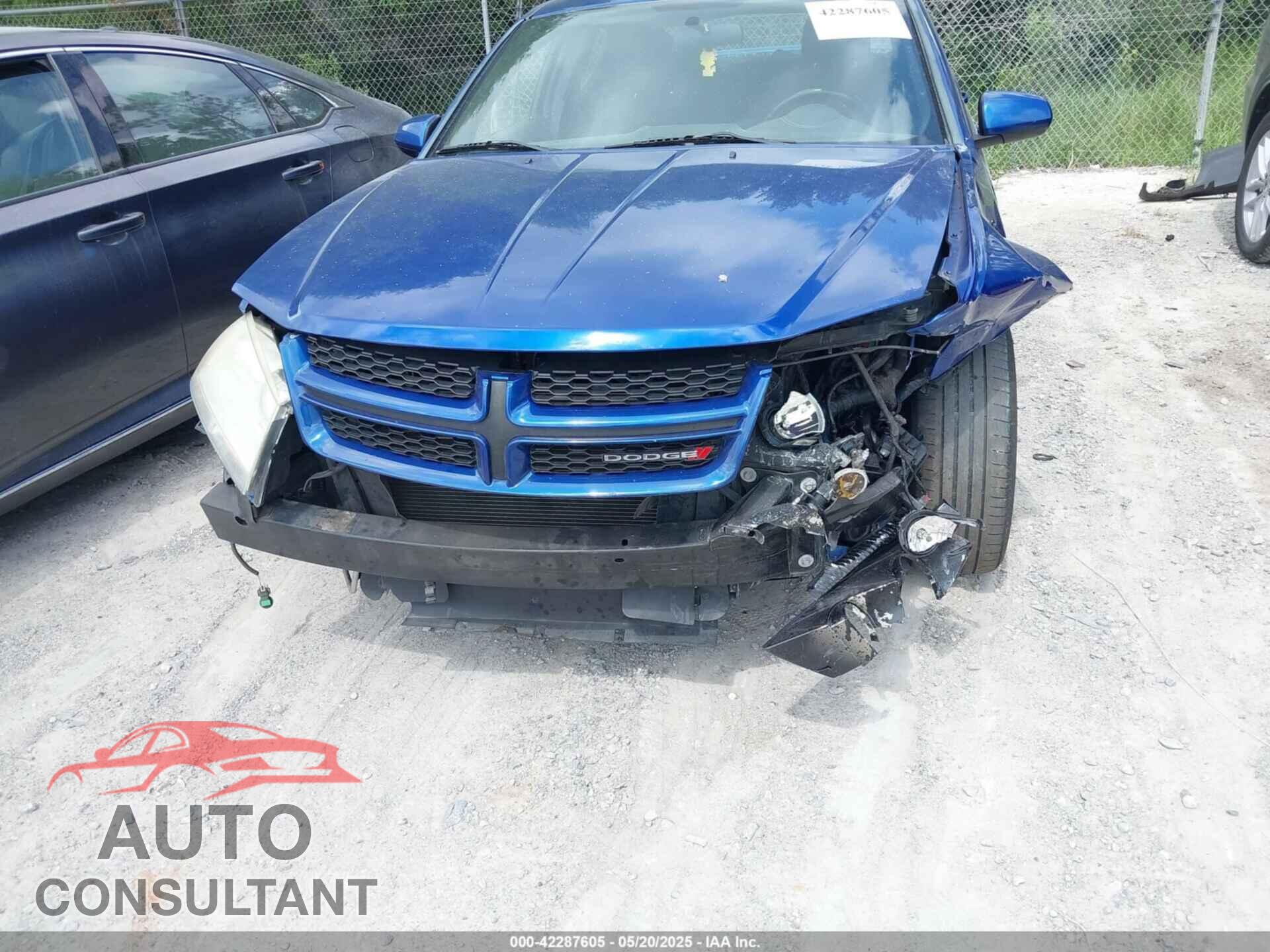 DODGE AVENGER 2013 - 1C3CDZCB3DN541057