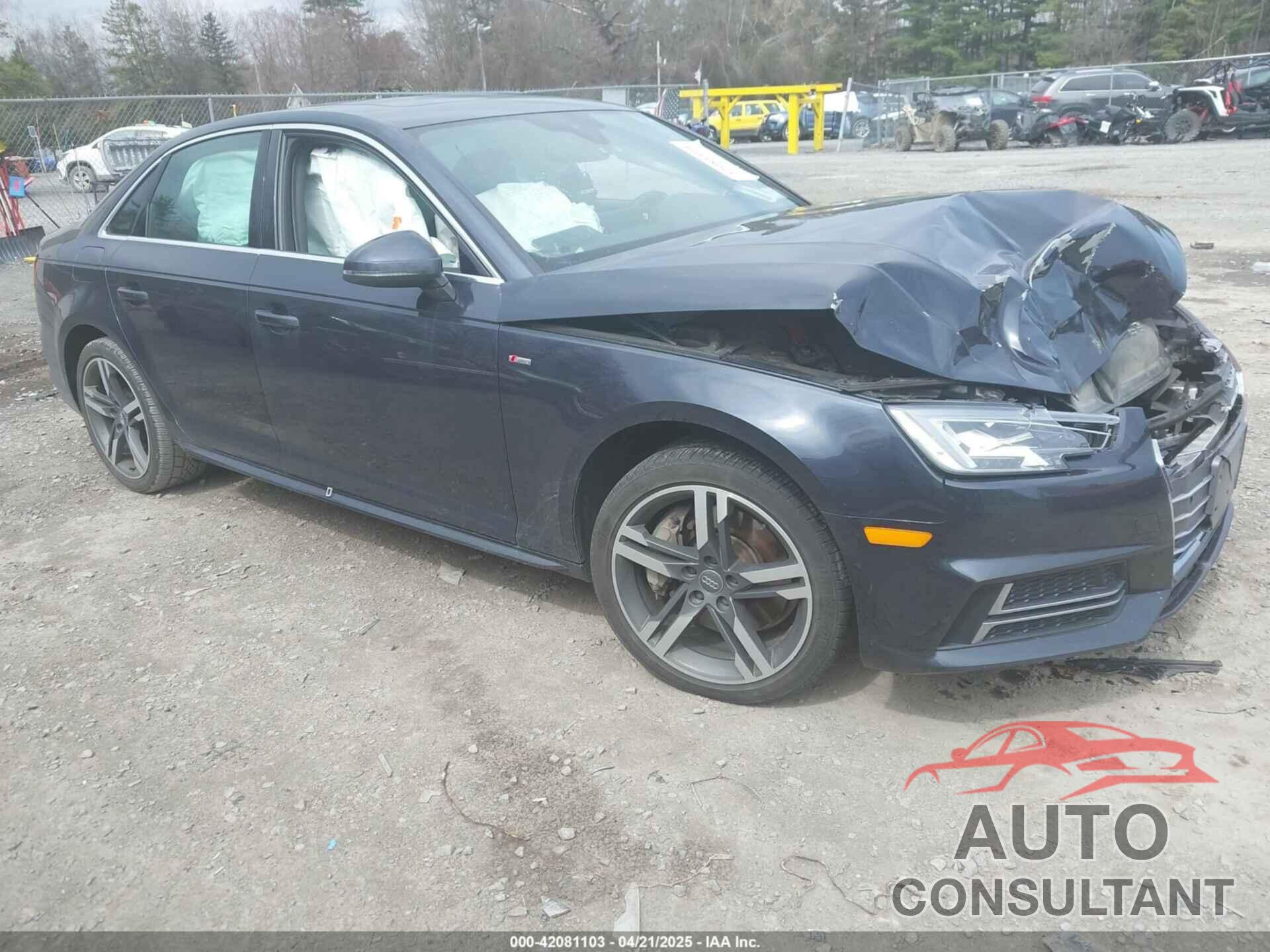 AUDI A4 2017 - WAUENAF45HN019873