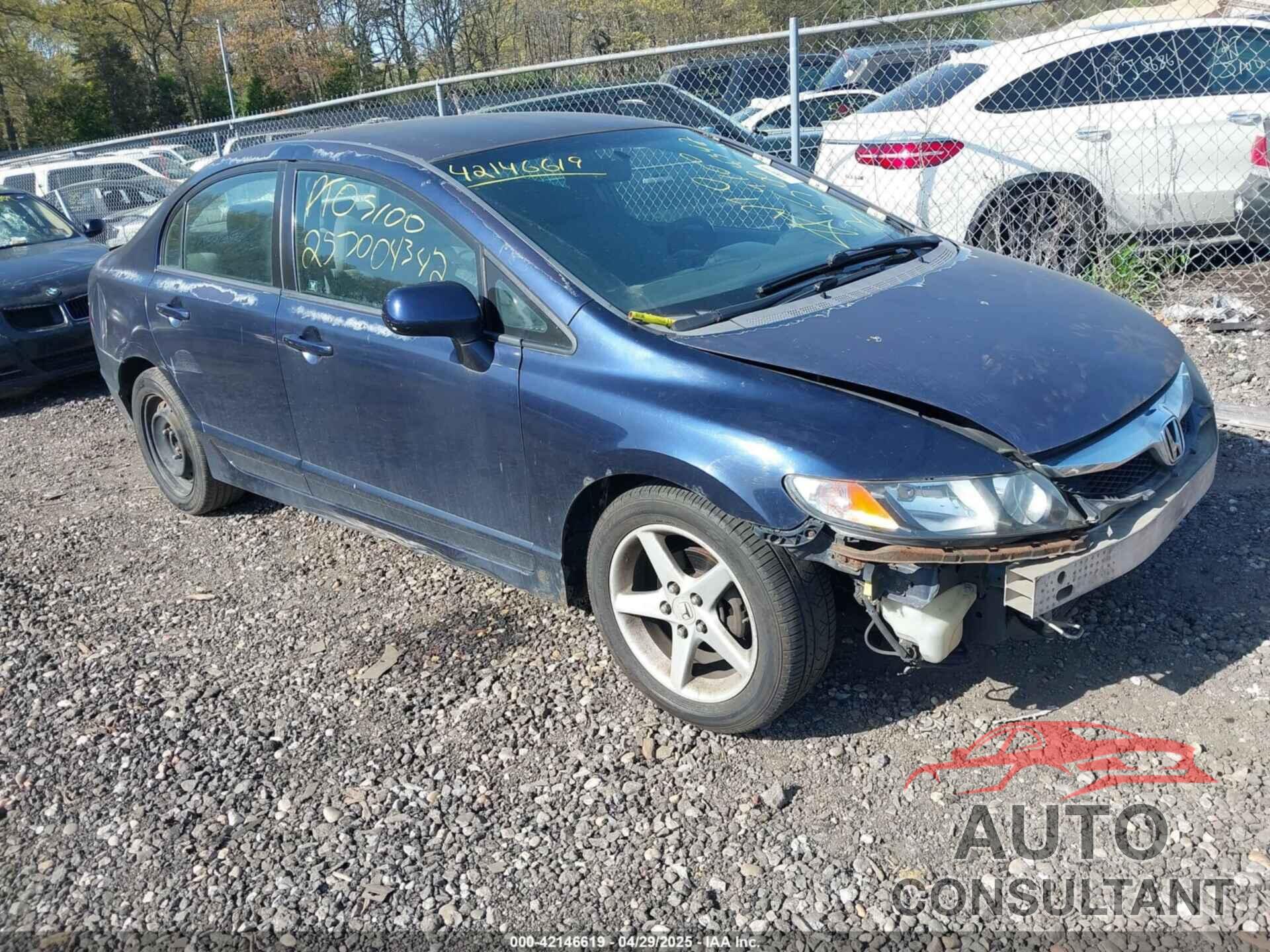 HONDA CIVIC 2009 - 2HGFA16599H501155