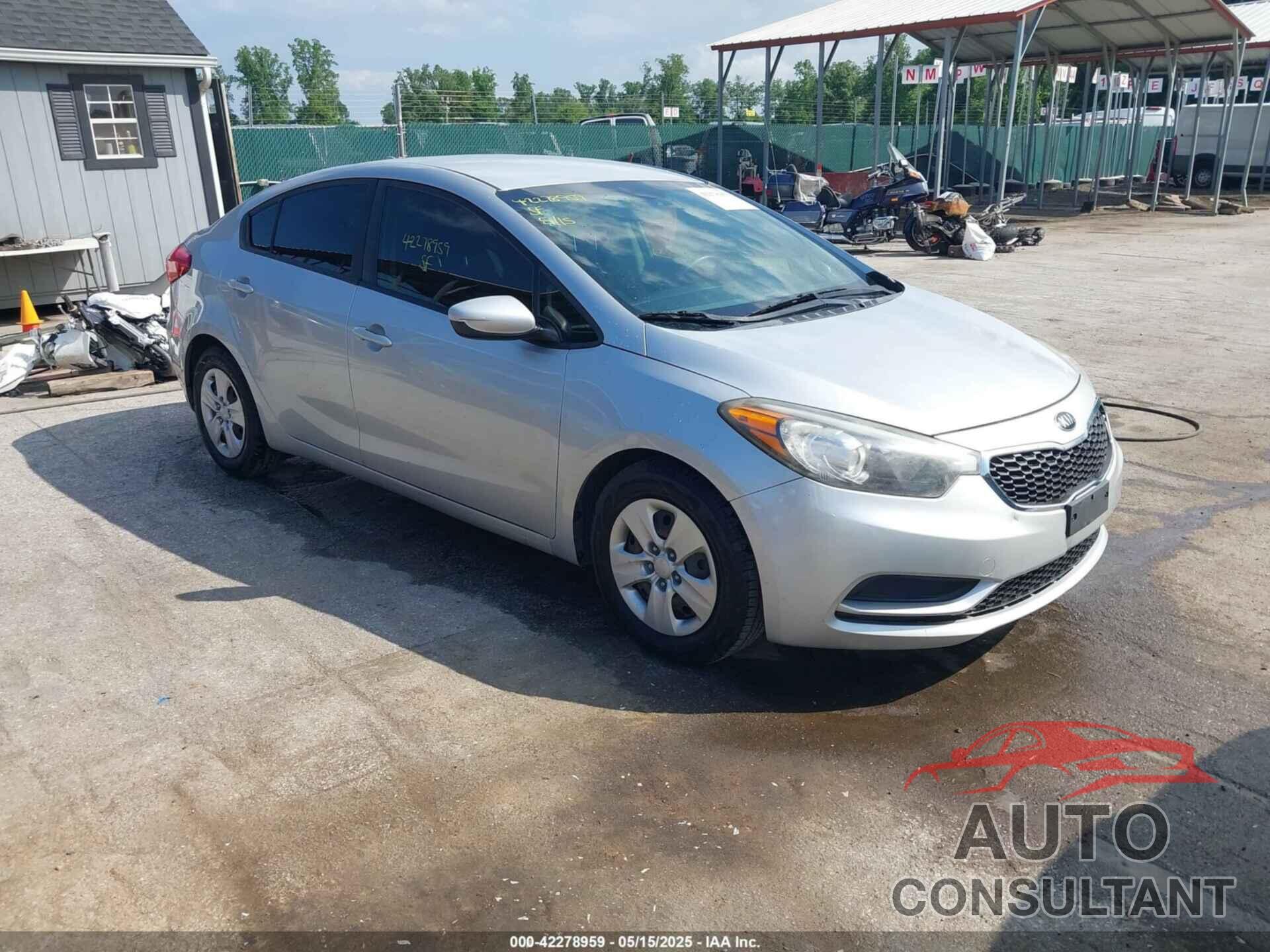 KIA FORTE 2016 - KNAFK4A67G5488789