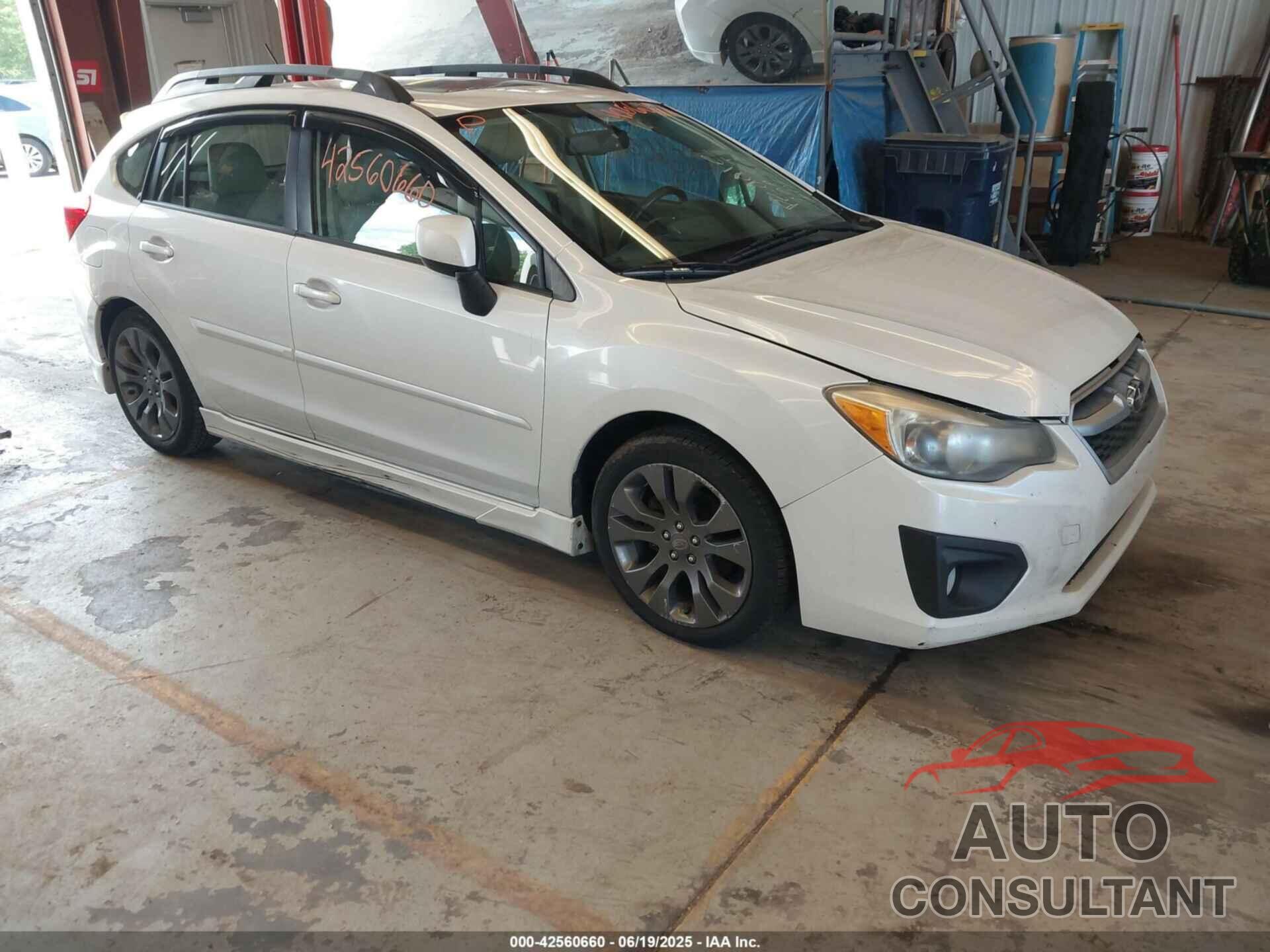 SUBARU IMPREZA 2012 - JF1GPAU68CH208413