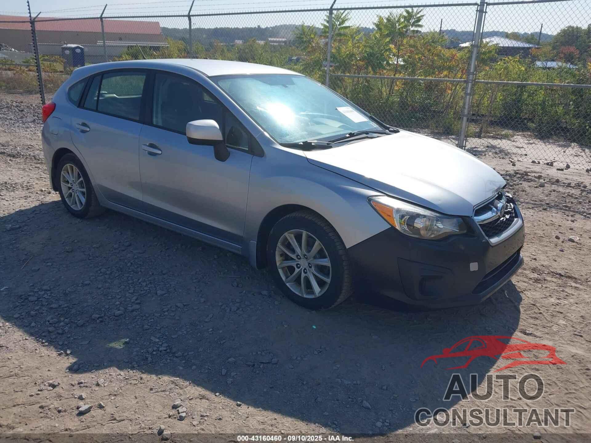 SUBARU IMPREZA 2013 - JF1GPAC69DH822728