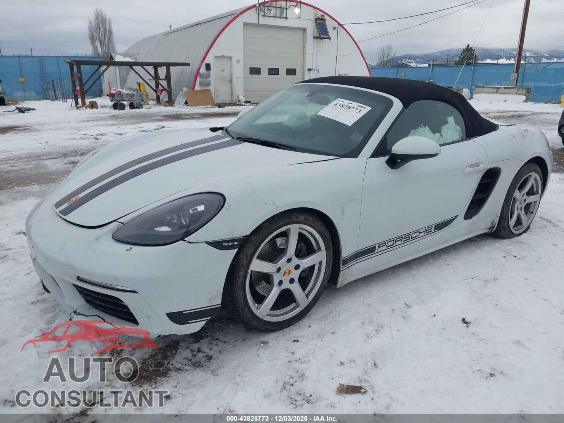 PORSCHE 718 BOXSTER 2017 - WP0CA2A80HS221804