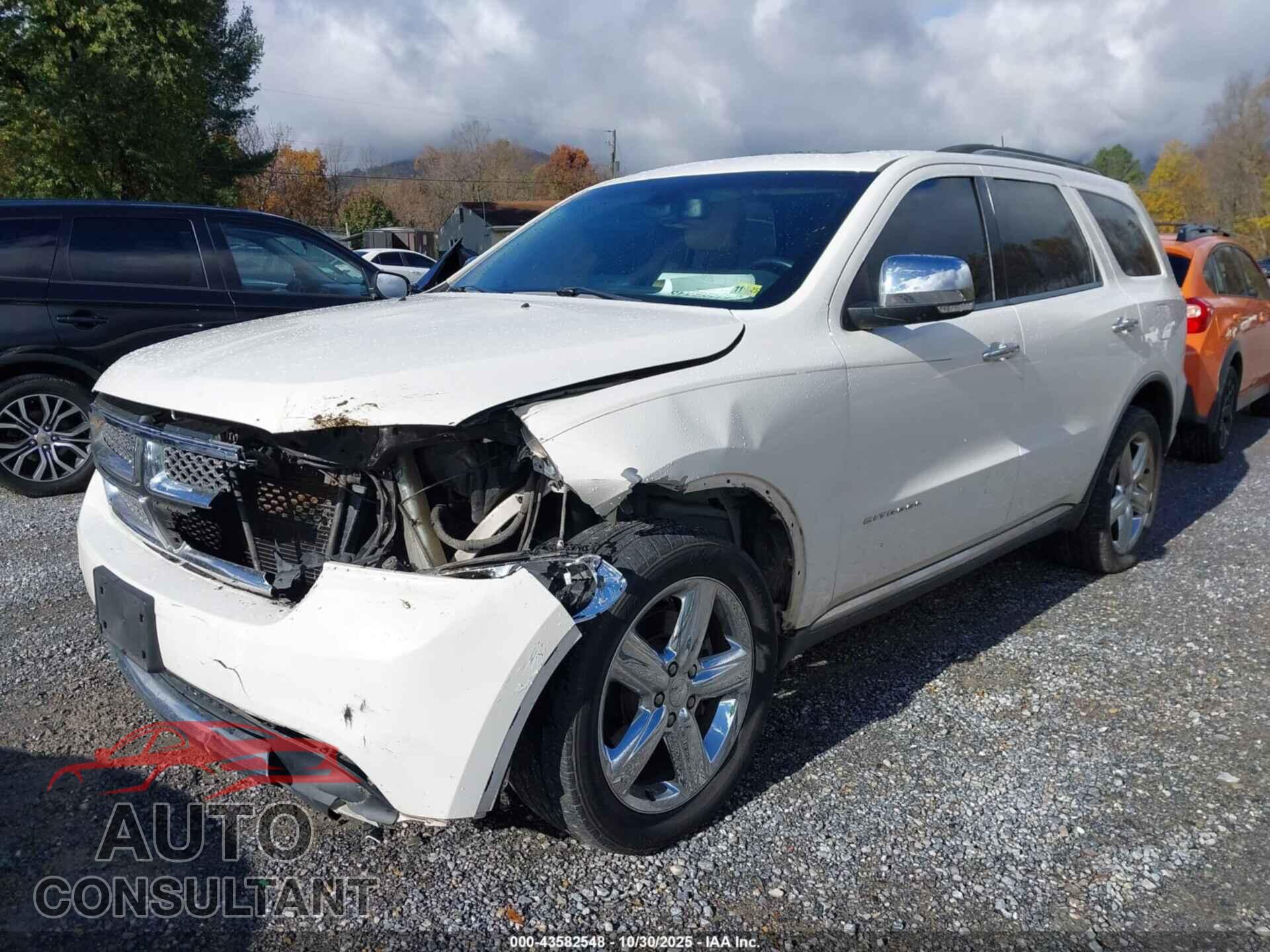 DODGE DURANGO 2012 - 1C4SDHETXCC105937