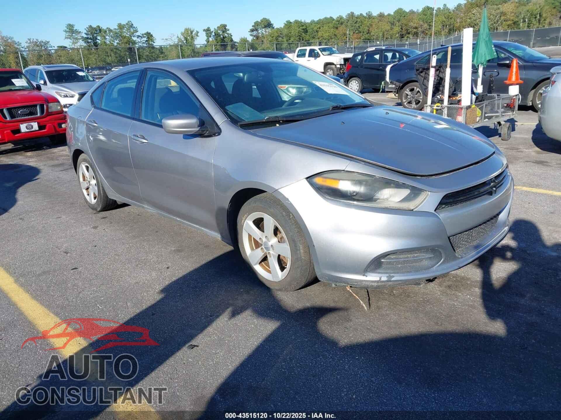 DODGE DART 2015 - 1C3CDFBB6FD200115