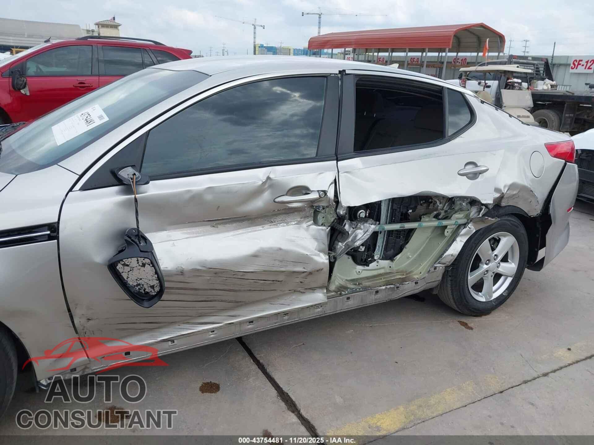 KIA OPTIMA 2014 - KNAGM4A78E5468314