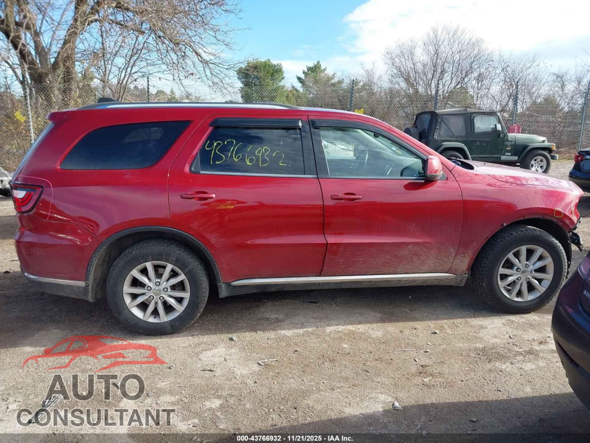 DODGE DURANGO 2014 - 1C4RDJAG3EC349589