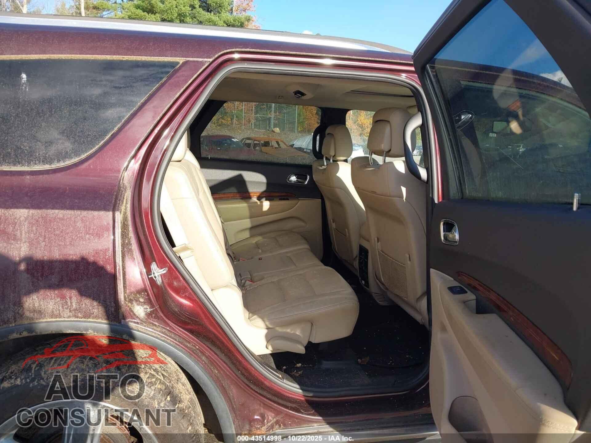 DODGE DURANGO 2012 - 1C4SDJET0CC331072