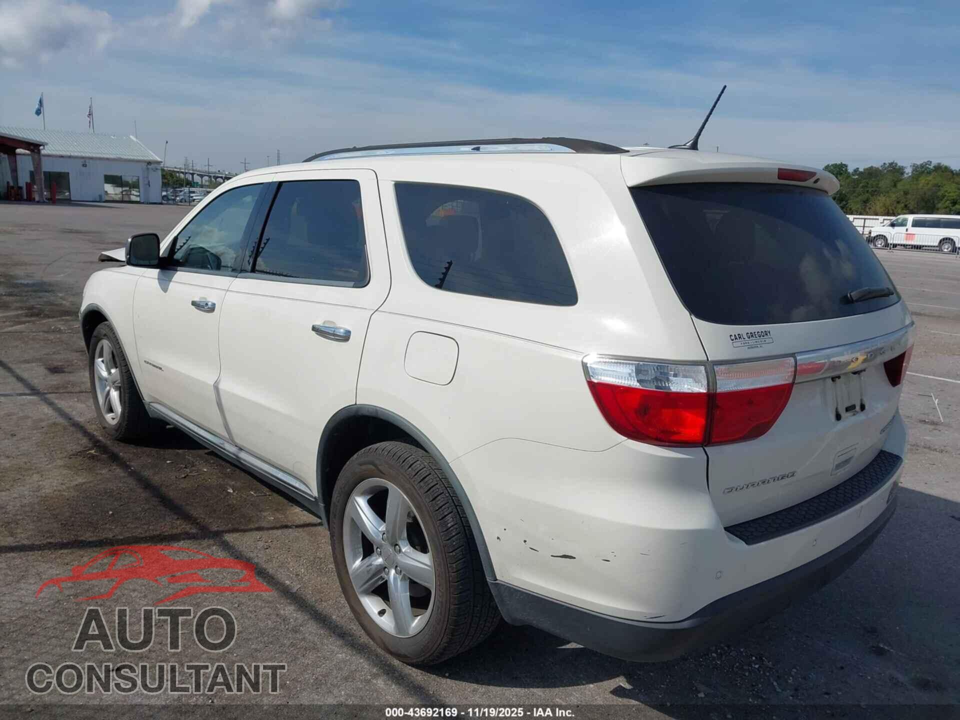 DODGE DURANGO 2011 - 1D4RD5GG3BC694991