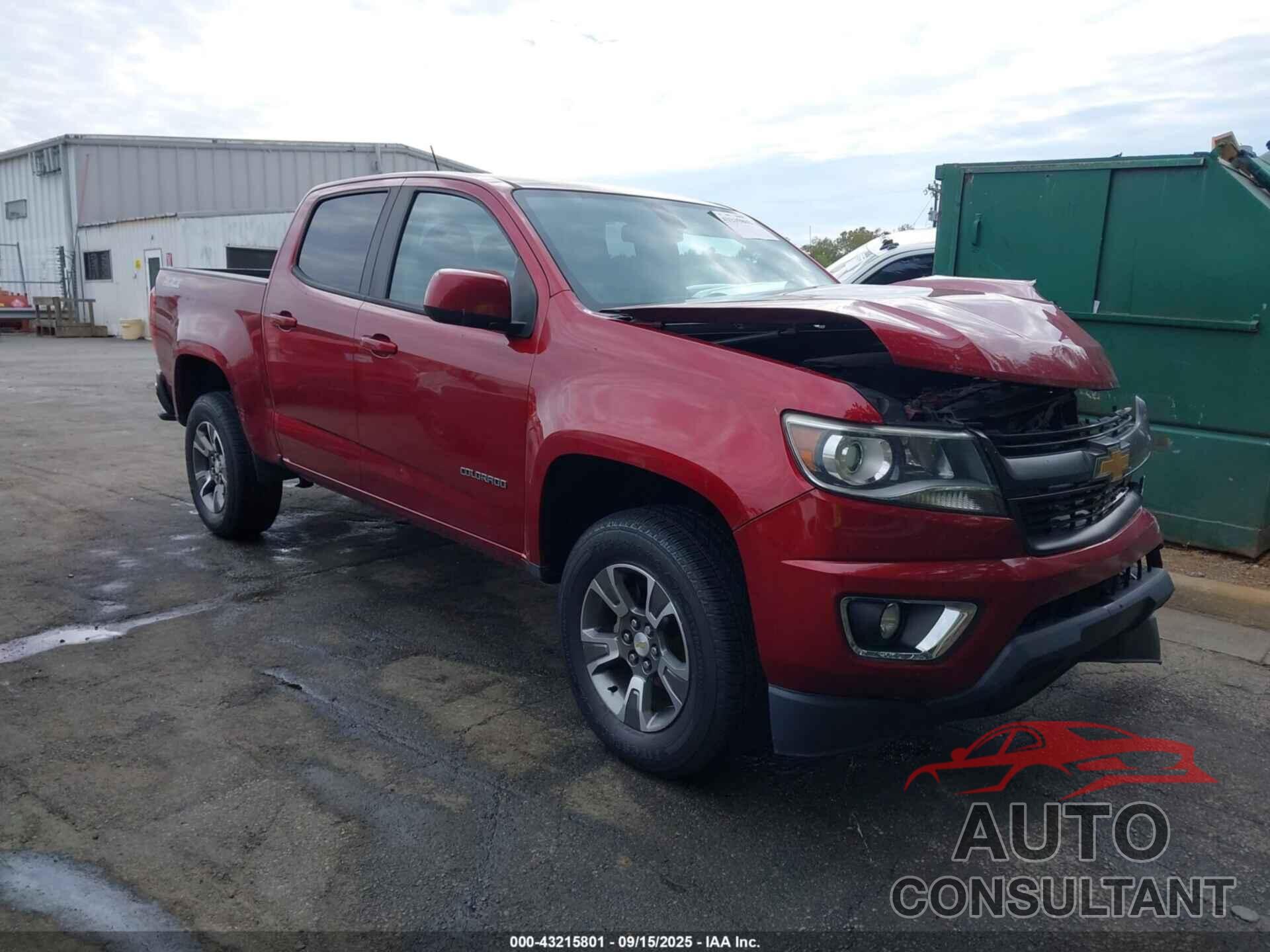 CHEVROLET COLORADO 2017 - 1GCGTDEN5H1268467