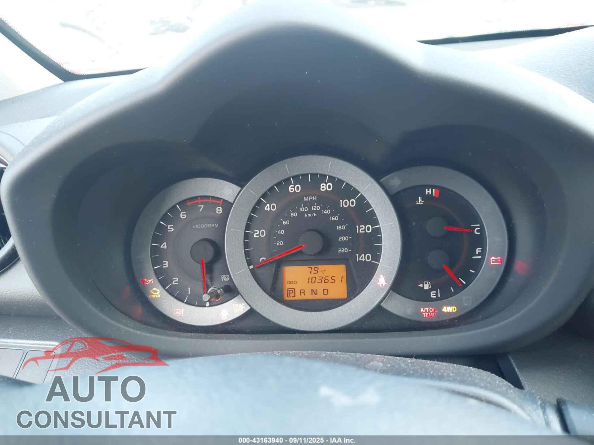 TOYOTA RAV4 2012 - JTMRF4DV1C5057155