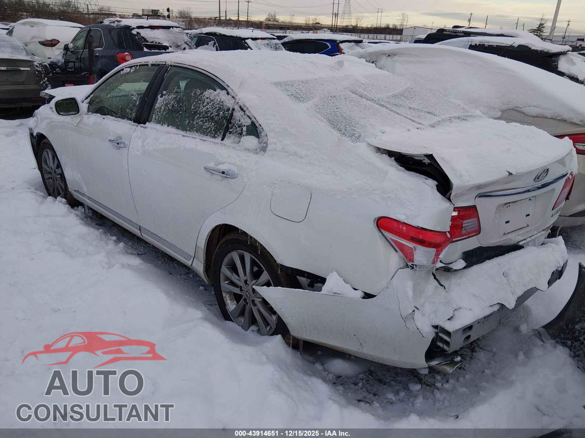 LEXUS ES 350 2012 - JTHBK1EG2C2497932