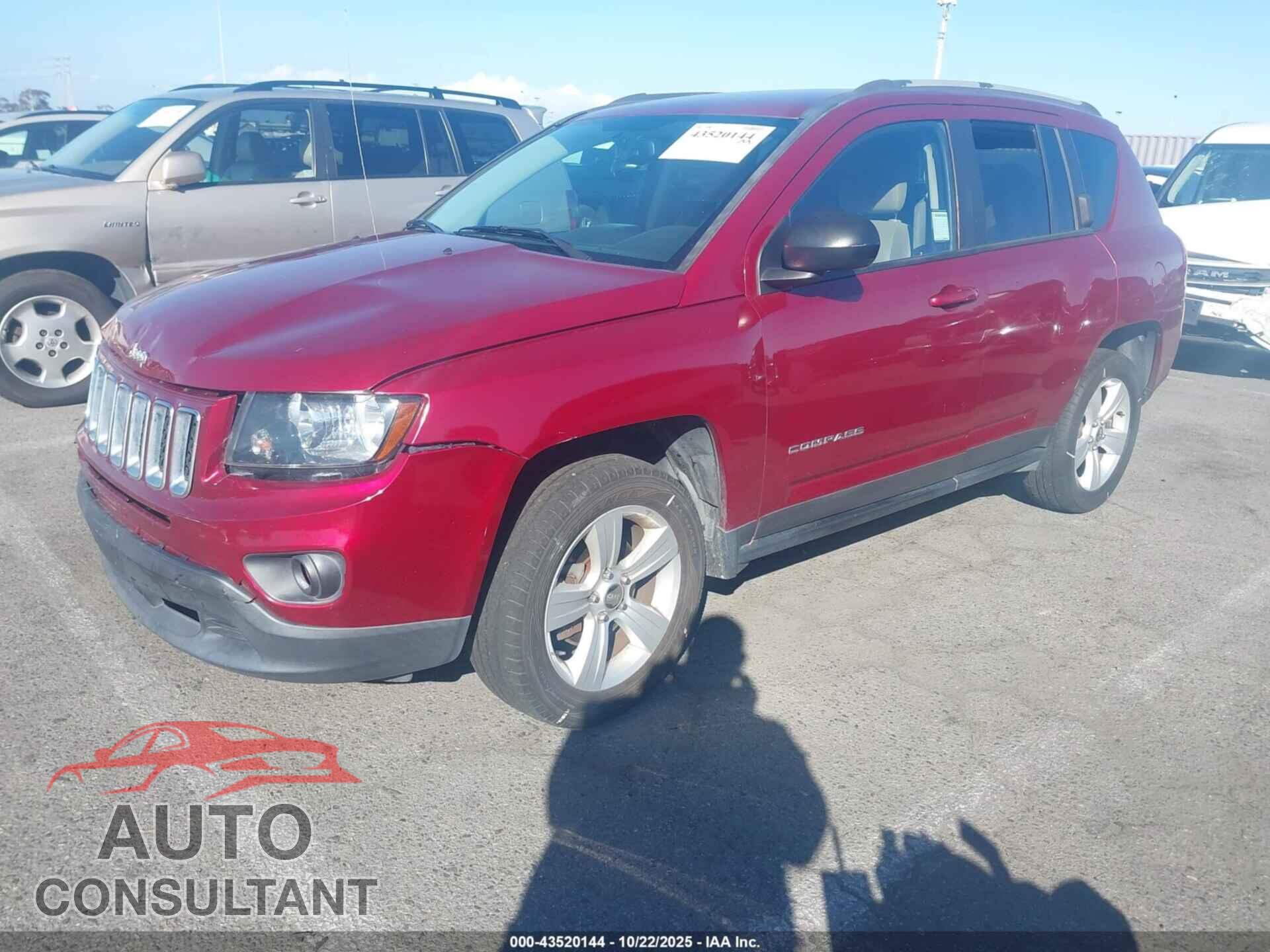 JEEP COMPASS 2017 - 1C4NJCBA9HD123794