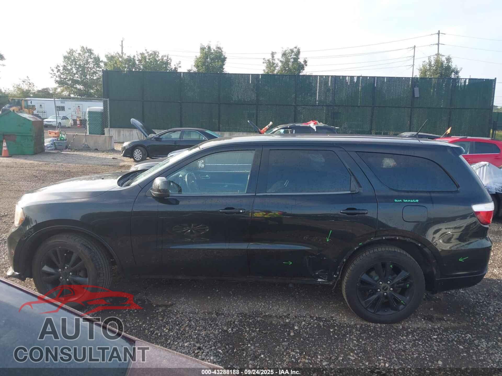 DODGE DURANGO 2013 - 1C4RDJAG8DC695362