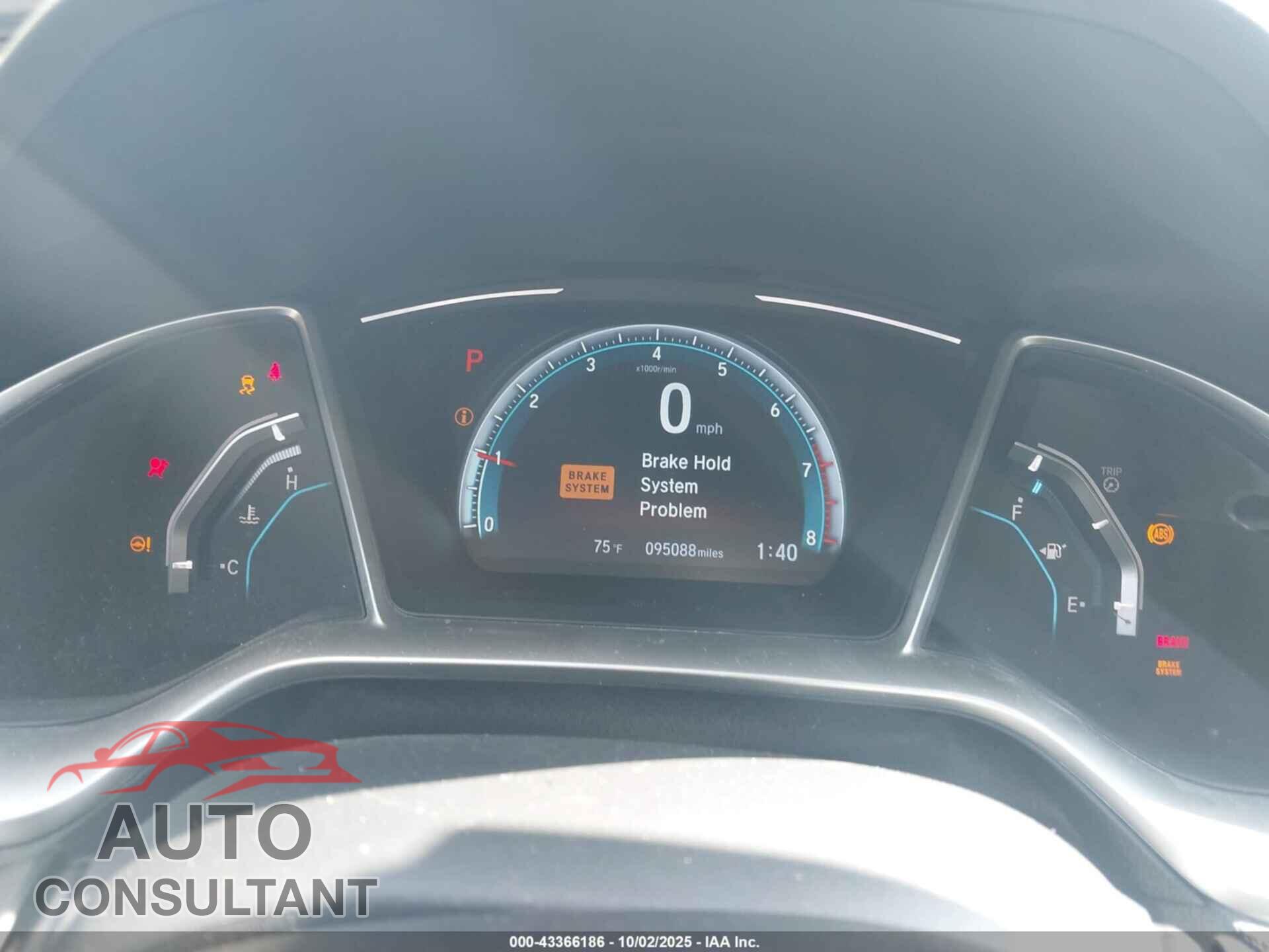 HONDA CIVIC 2017 - 19XFC2F75HE208475