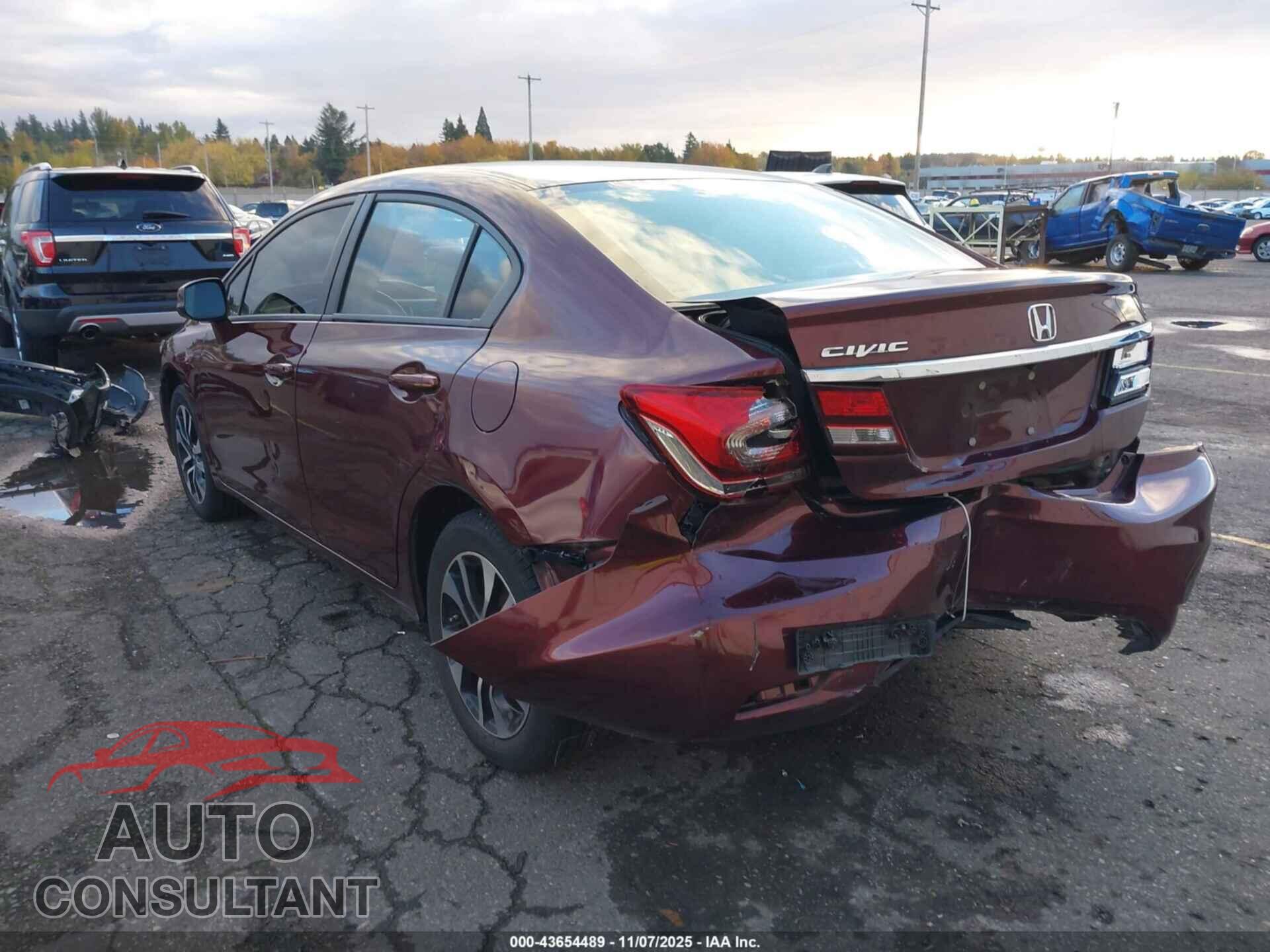 HONDA CIVIC 2013 - 19XFB2F85DE270948