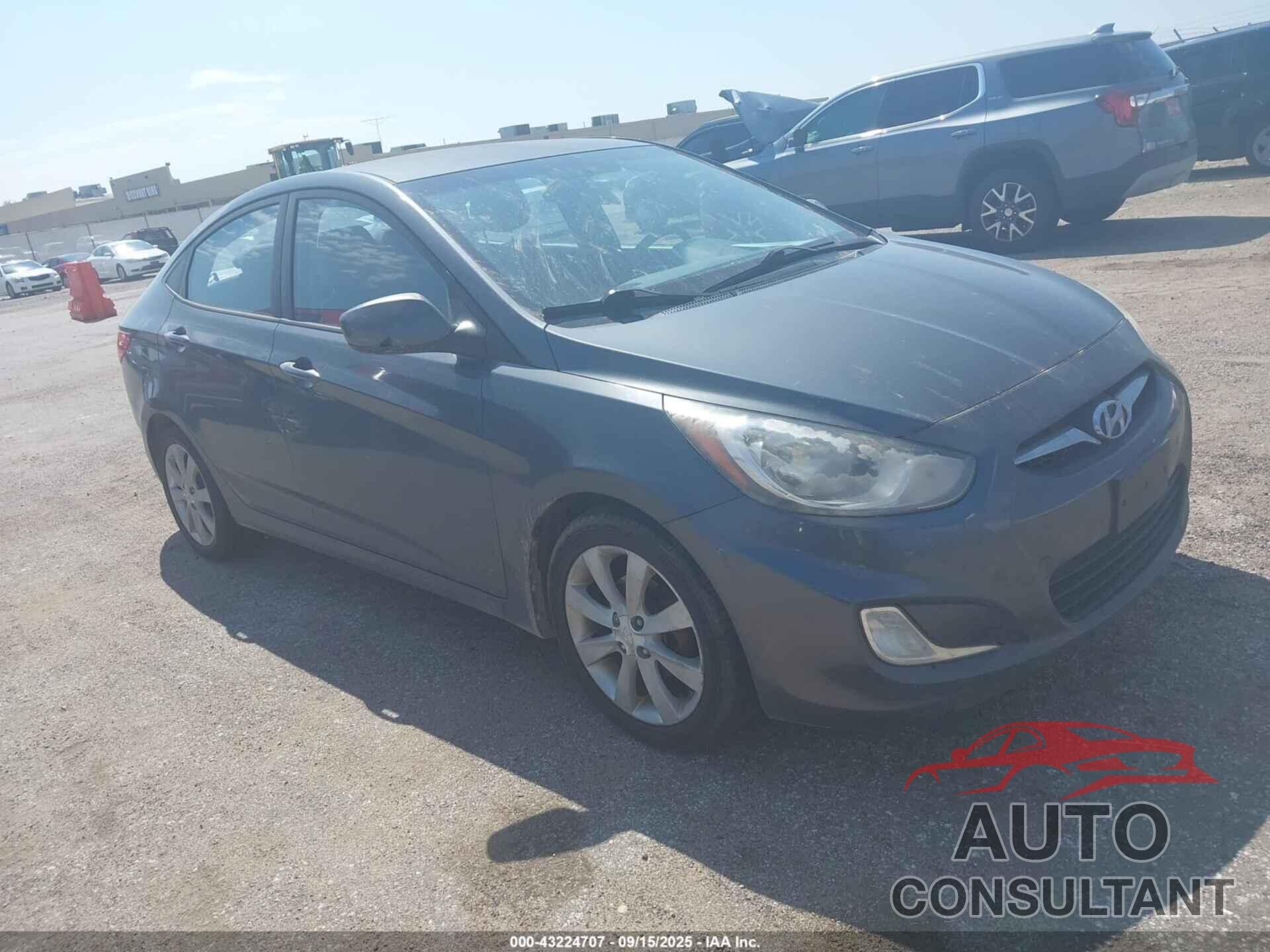 HYUNDAI ACCENT 2012 - KMHCU4AE7CU169184