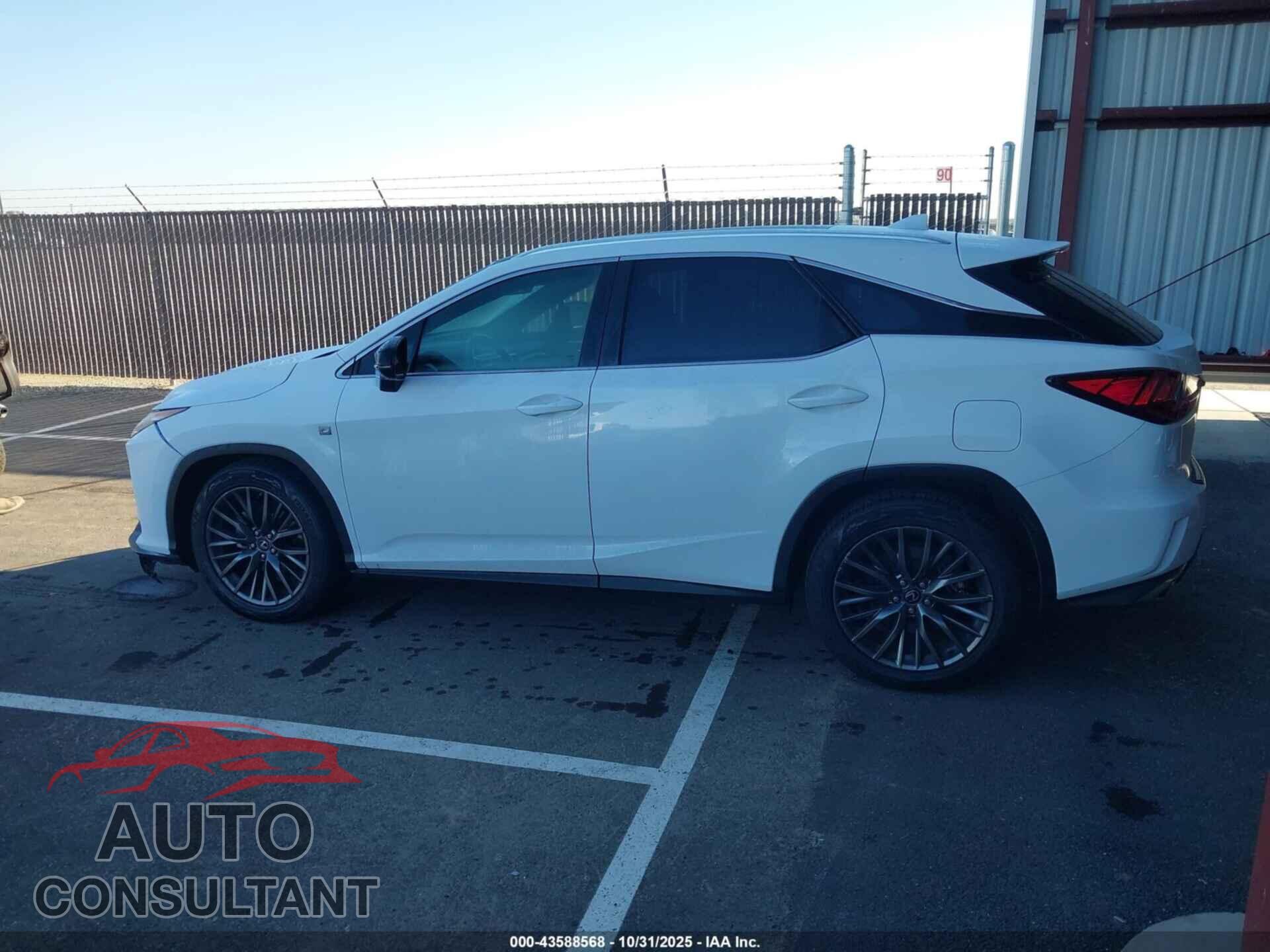 LEXUS RX 350 2017 - 2T2BZMCA7HC121423
