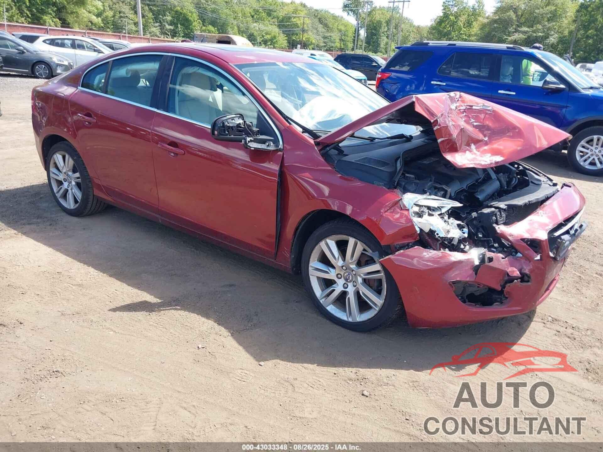 VOLVO S60 2012 - YV1902FH5C2054011