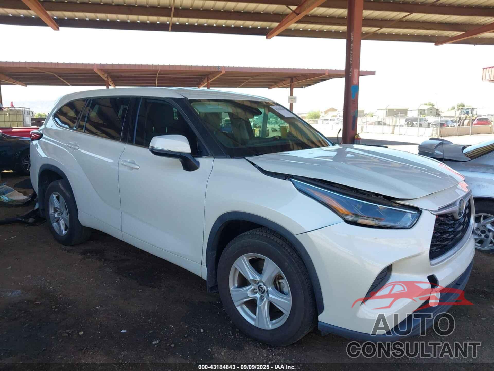 TOYOTA HIGHLANDER 2021 - 5TDCZRBH2MS537417