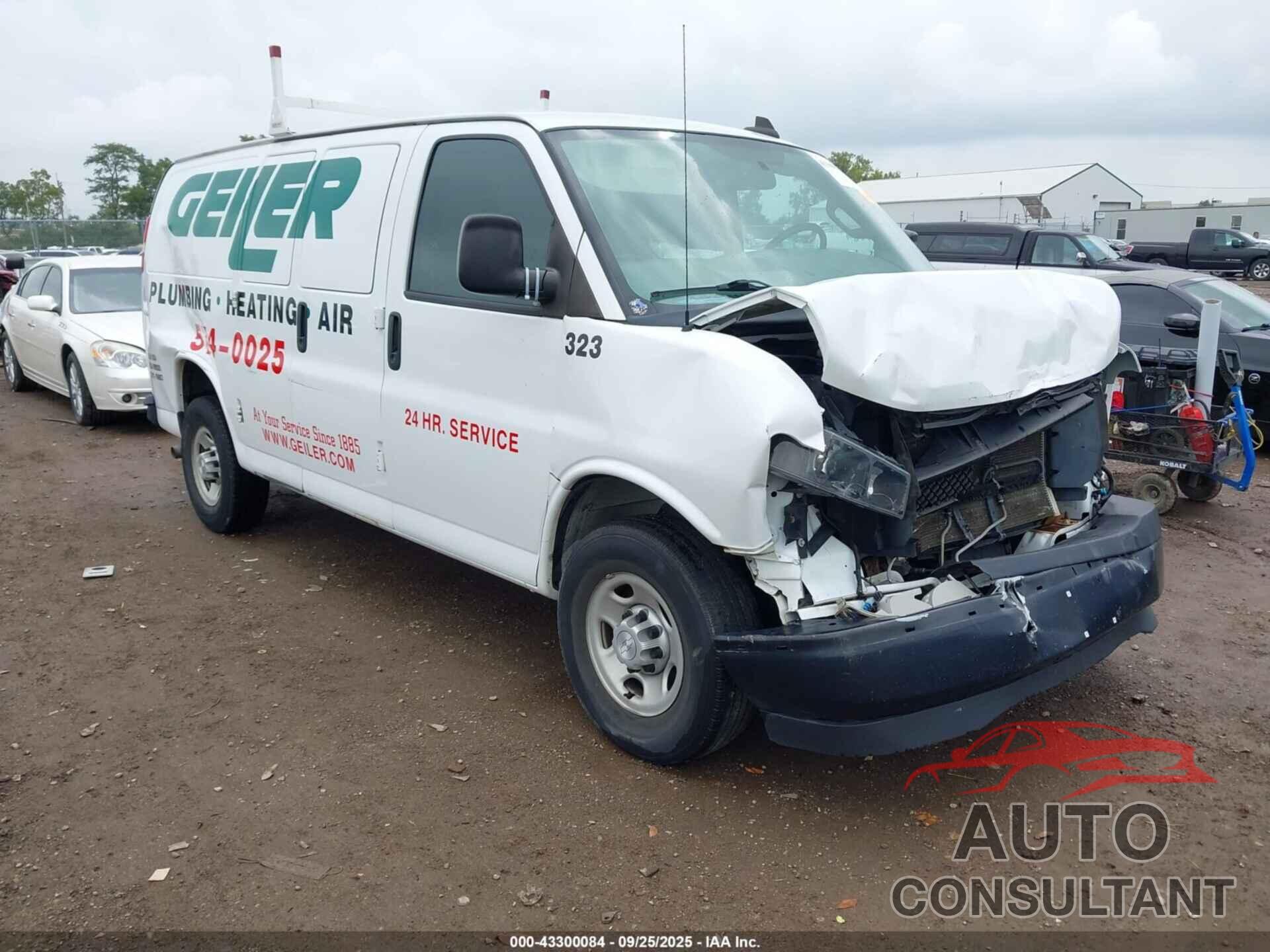 CHEVROLET EXPRESS 2500 2019 - 1GCWGAFG9K1151688