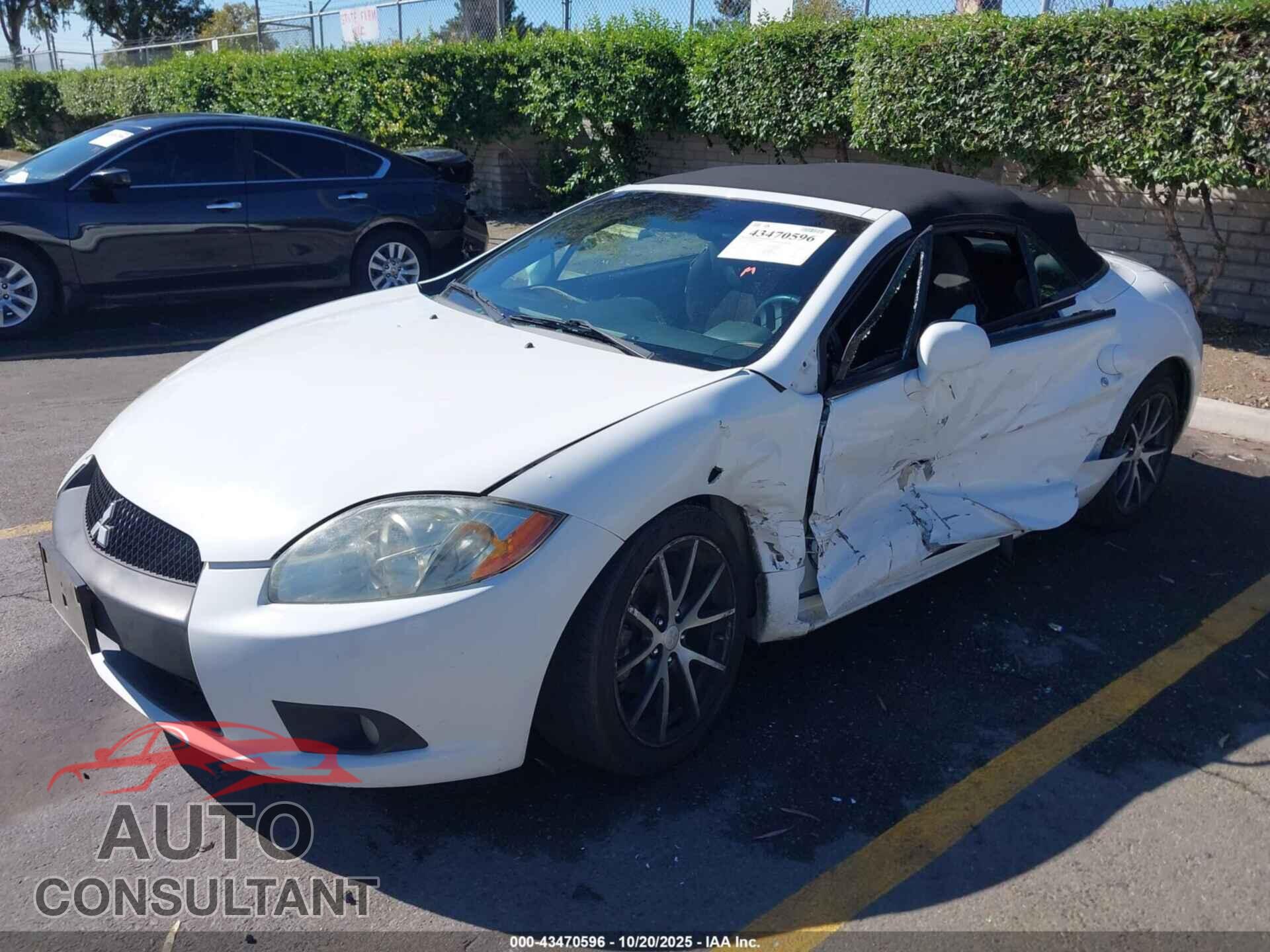 MITSUBISHI ECLIPSE SPYDER 2012 - 4A37L2EFXCE003037