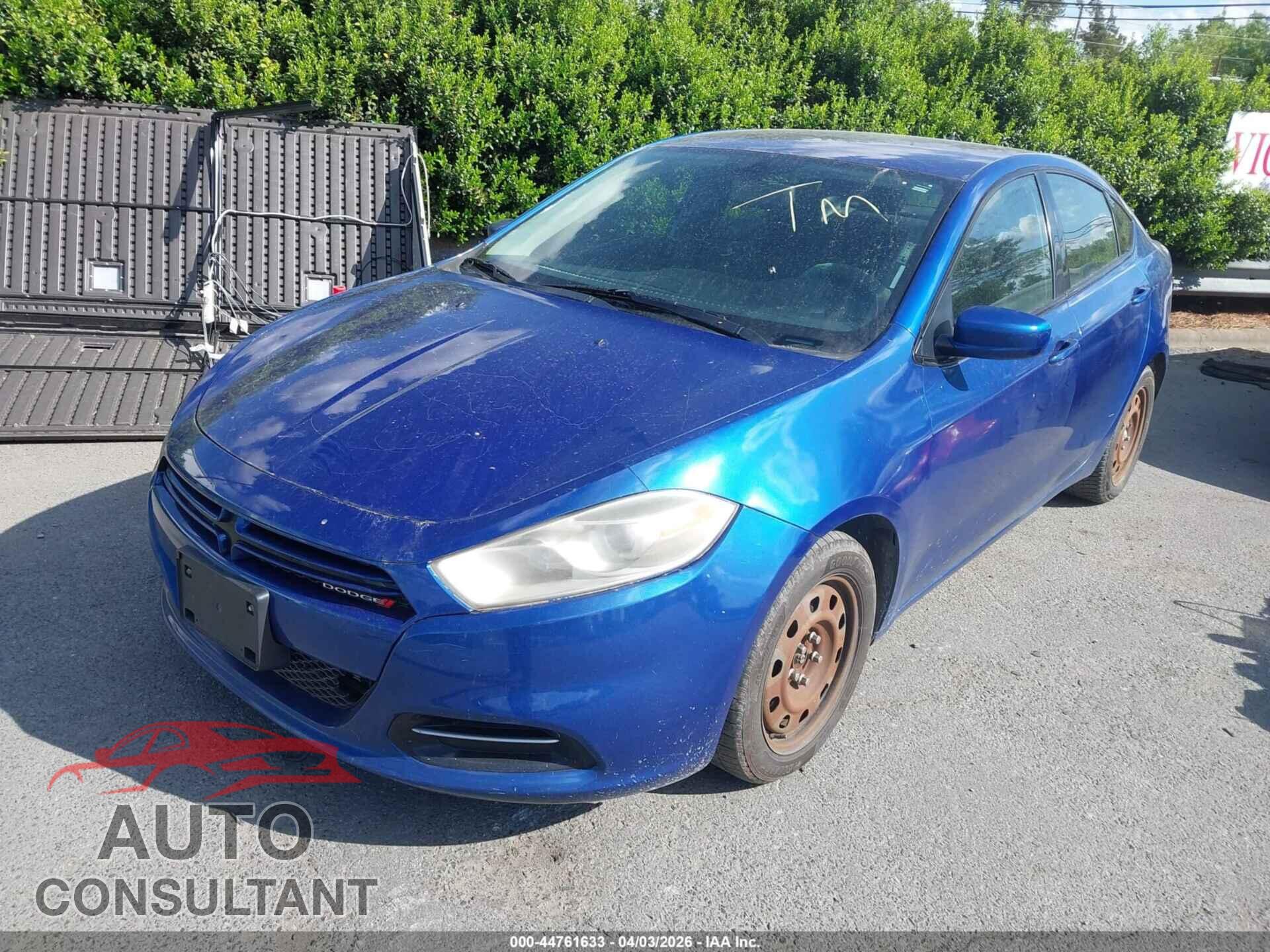 DODGE DART 2014 - 1C3CDFAA0ED721418