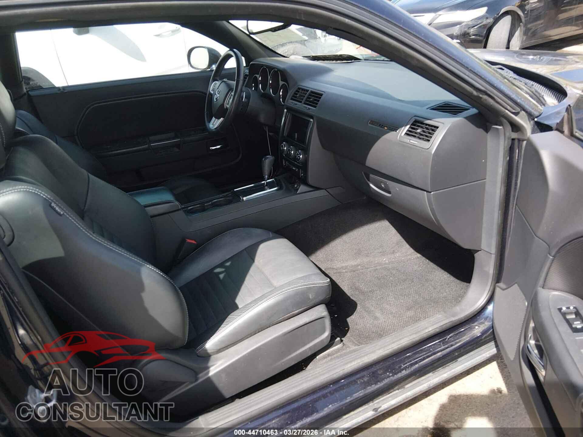 DODGE CHALLENGER 2012 - 2C3CDYAG4CH121419