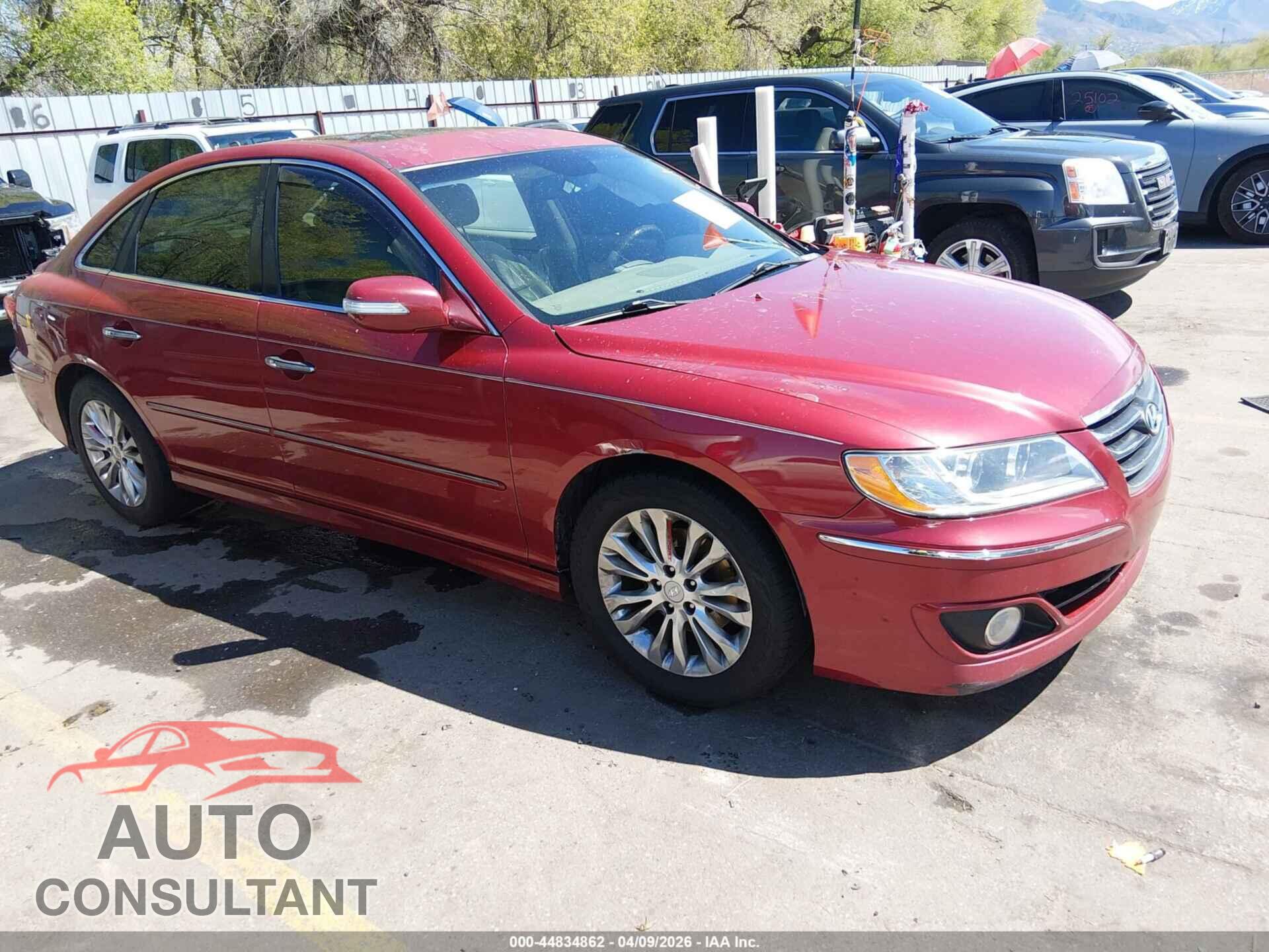 HYUNDAI AZERA 2011 - KMHFC4DF0BA526189