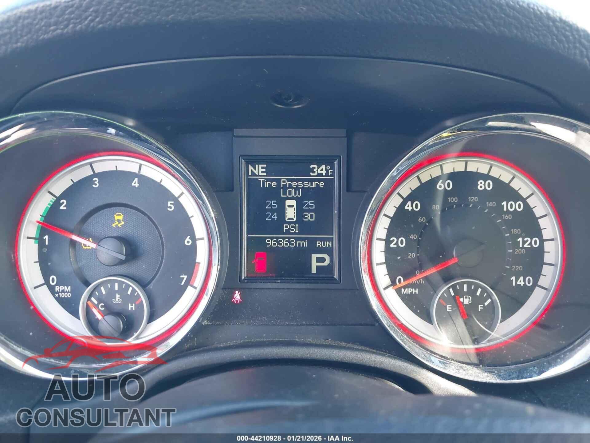 DODGE DURANGO 2012 - 1C4RDJDG0CC212974