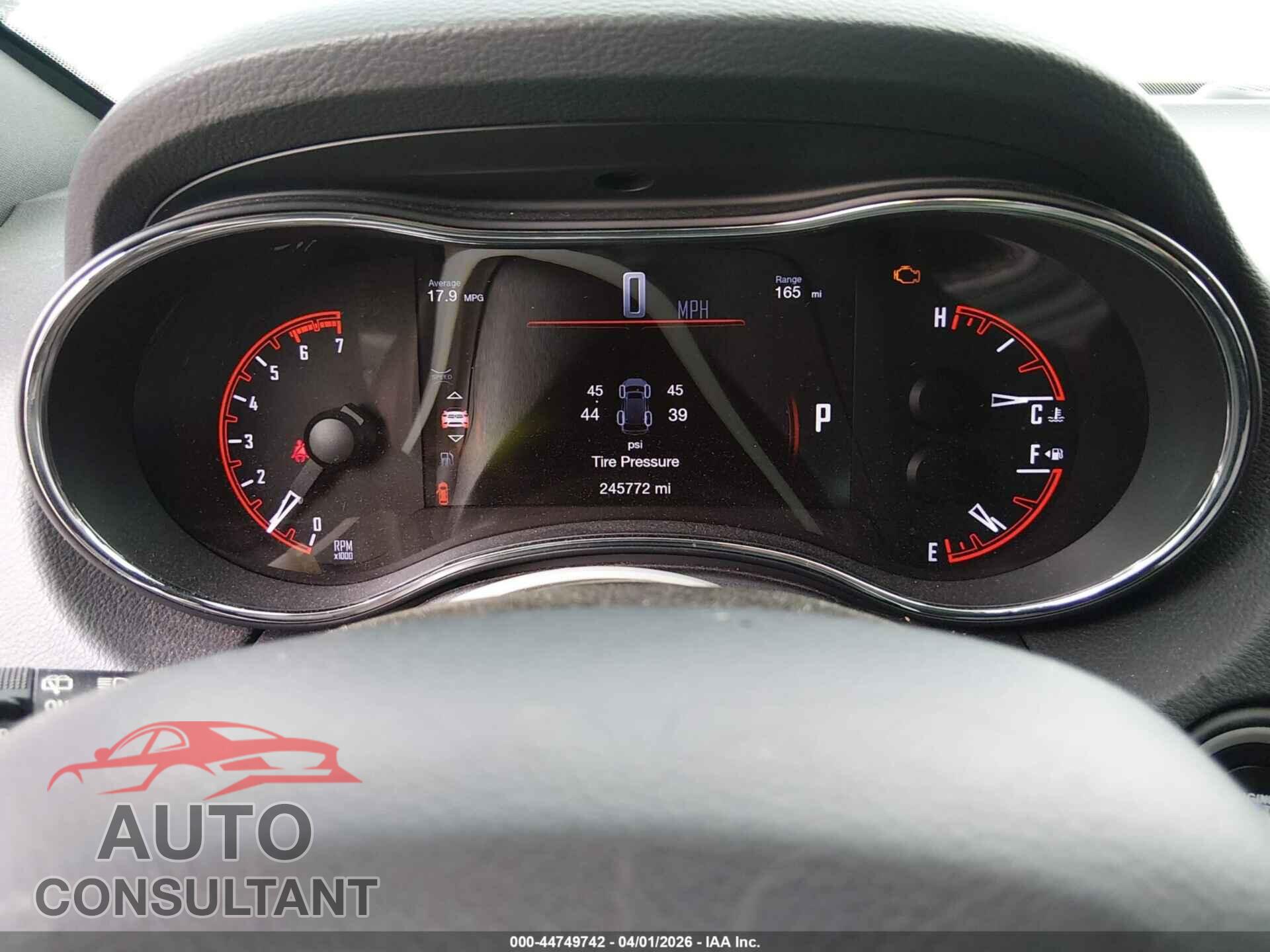 DODGE DURANGO 2017 - 1C4SDJCT2HC857312