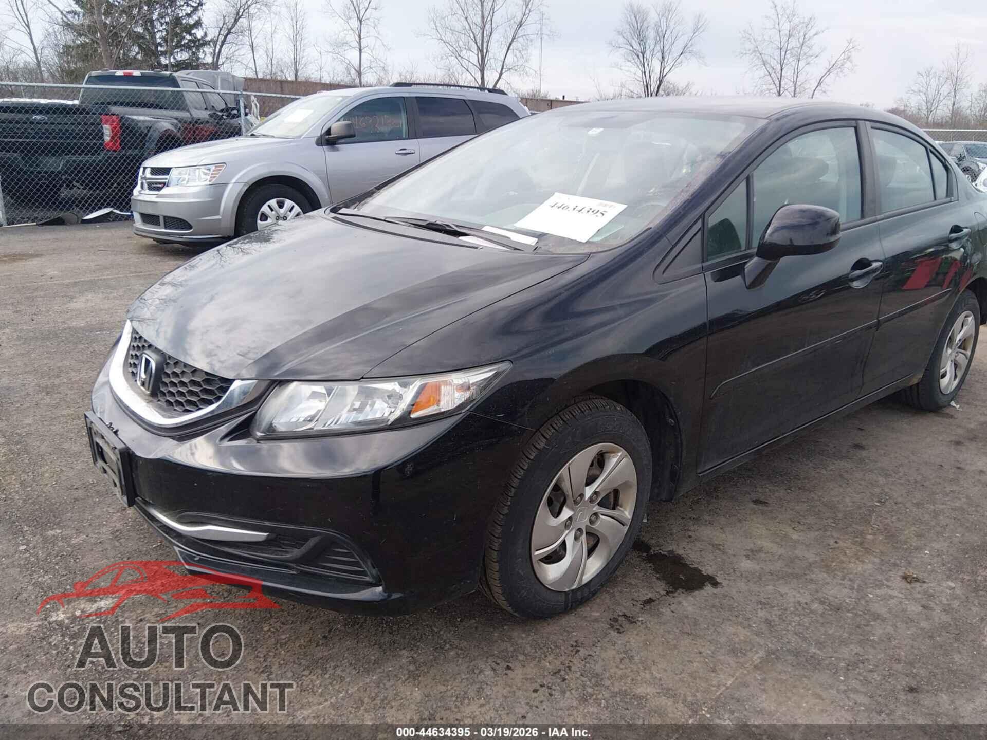 HONDA CIVIC 2013 - 19XFB2F57DE016258